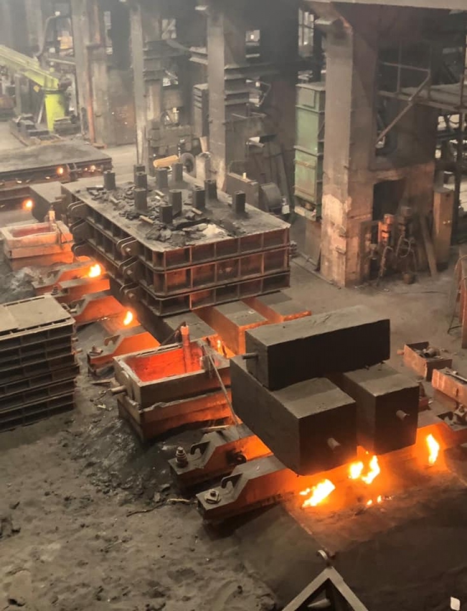 Zdjęcie w galerii na portalu naszraciborz.pl: W Kuźni Raciborskiej powstał potężny odlew. Jego wymiary robią wrażenie wiadomości z regionu