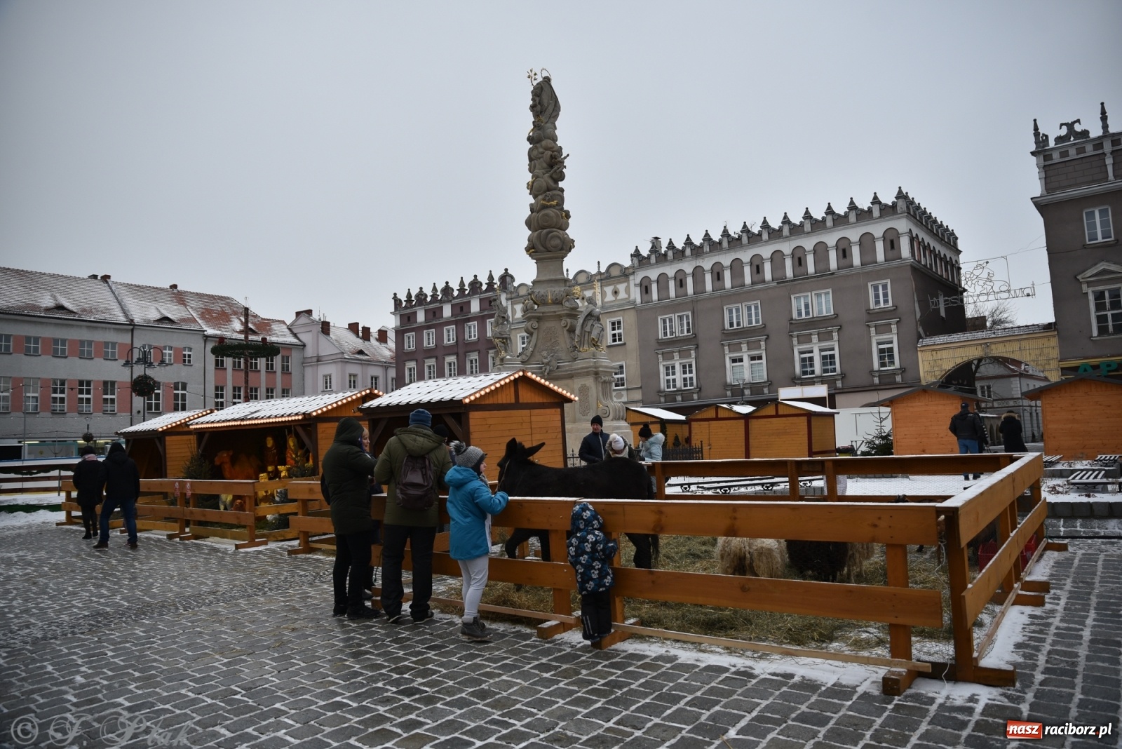 Zdjęcie w galerii na portalu naszraciborz.pl: Na raciborskim Rynku stanęła żywa szopka [FOTO] wiadomości z regionu