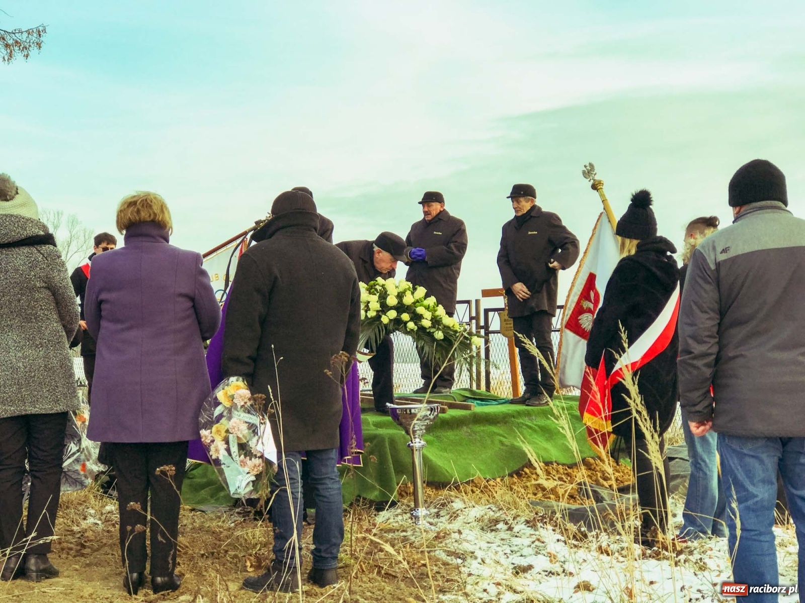 Zdjęcie w galerii na portalu naszraciborz.pl: Na Jeruzalem pożegnano olimpijczyka śp. Michała Rokickiego [FOTO i WIDEO] wiadomości z regionu
