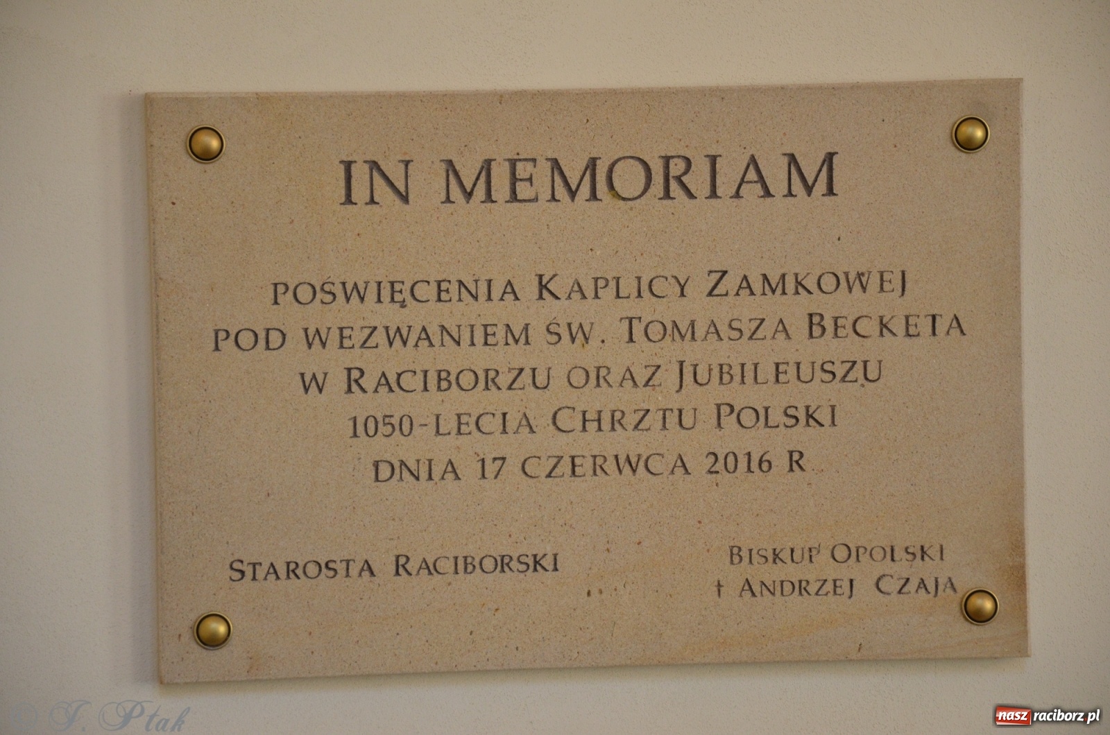 Zdjęcie w galerii na portalu naszraciborz.pl: Wspomnienie liturgiczne św. Tomasza Becketa, patrona raciborskiej kaplicy zamkowej wiadomości z regionu