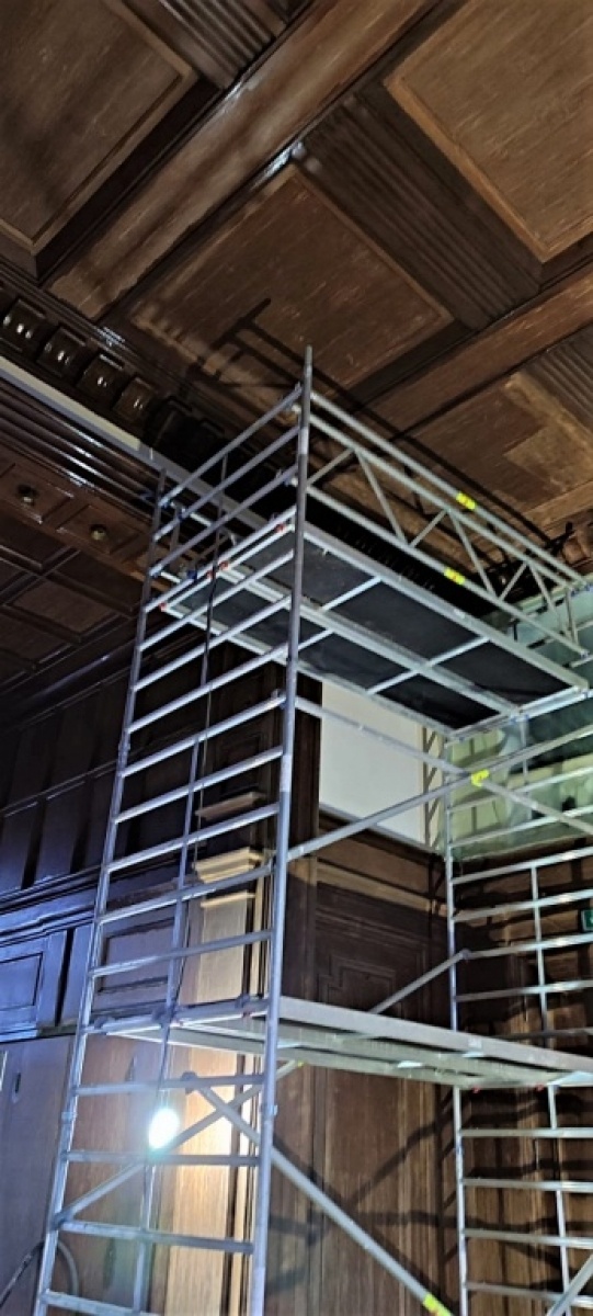 Zdjęcie w galerii na portalu naszraciborz.pl: Ruszył remont auli w Kasprowiczu [FOTO] wiadomości z regionu