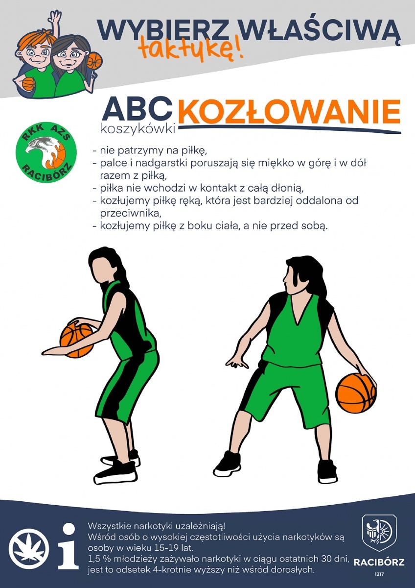 Zdjęcie w galerii na portalu naszraciborz.pl: Wybierz właściwą taktykę - RKK AZS Racibórz przestrzega przed używkami wiadomości z regionu