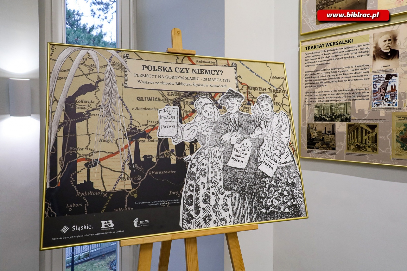 Zdjęcie w galerii na portalu naszraciborz.pl: Biblioteka zaprasza na wystawę poświęconą historii Górnego Śląska wiadomości z regionu