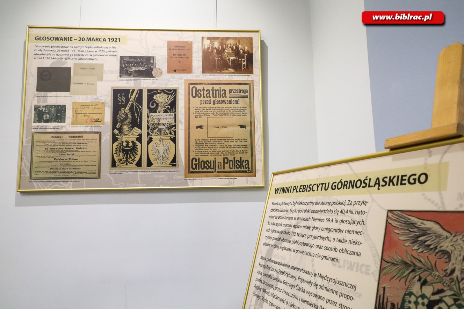 Zdjęcie w galerii na portalu naszraciborz.pl: Biblioteka zaprasza na wystawę poświęconą historii Górnego Śląska wiadomości z regionu