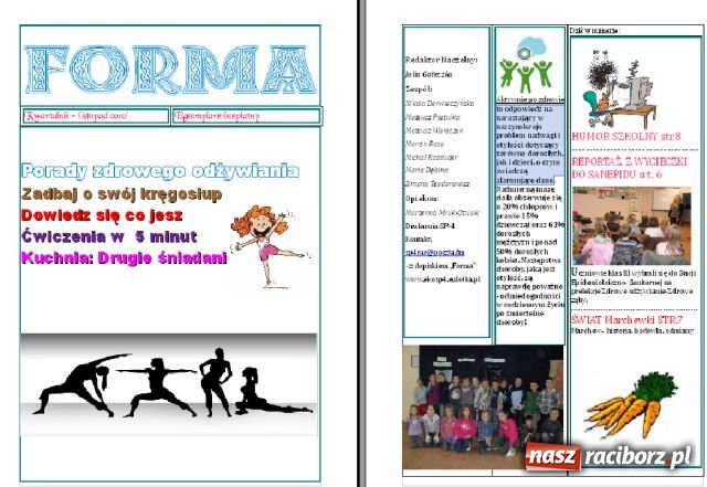 Zdjęcie w galerii na portalu naszraciborz.pl: Aktywnie po zdrowie w SP 4 wiadomości z regionu