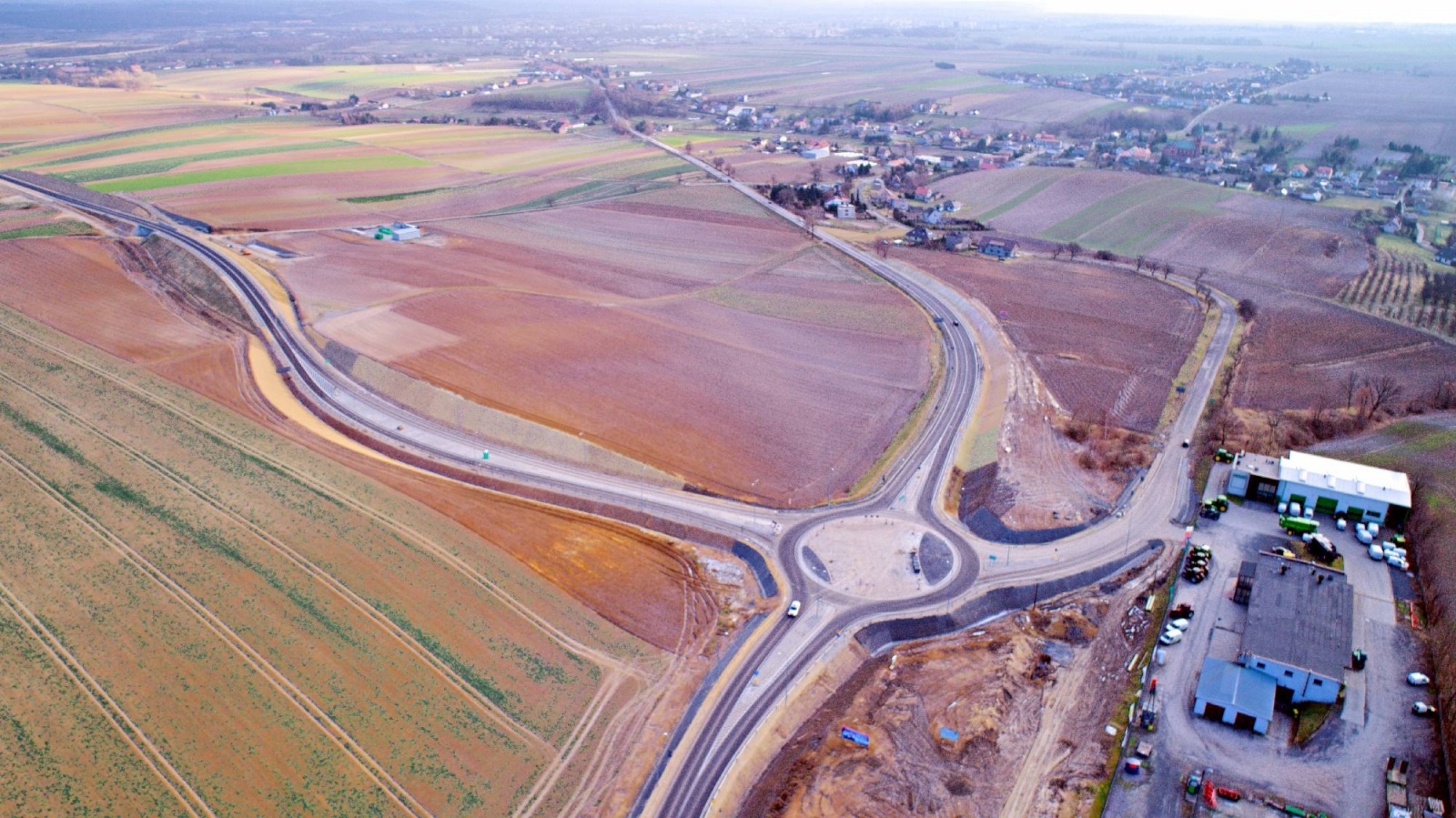 Zdjęcie w galerii na portalu naszraciborz.pl: Raport z budowy wschodniej obwodnicy Raciborza [WIDEO, FOTO] wiadomości z regionu