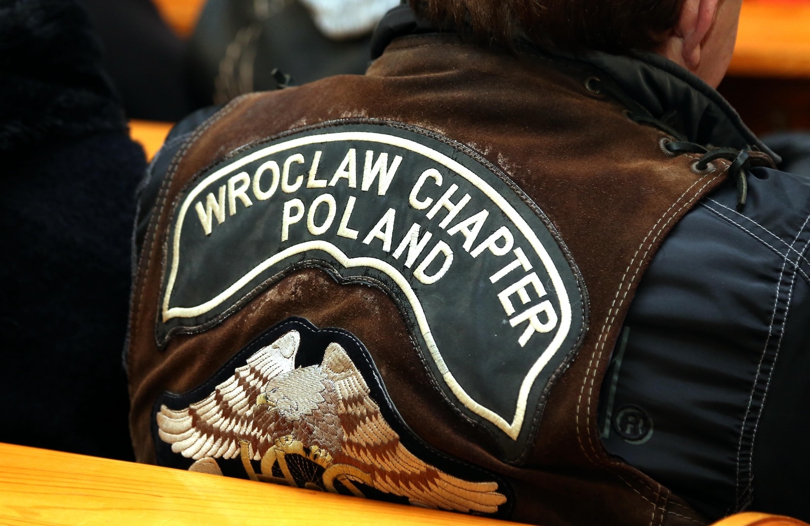 Zdjęcie w galerii na portalu naszraciborz.pl: Ciepła impreza w środku zimy. Motocyklowe kolędowanie przy żłóbku w Oborze wiadomości z regionu