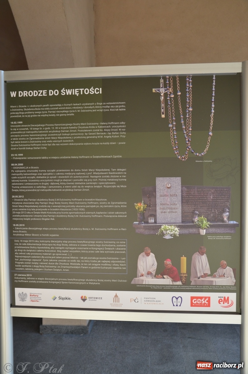 Zdjęcie w galerii na portalu naszraciborz.pl: Wystawa o Słudze Bożej w raciborskich parafiach wiadomości z regionu