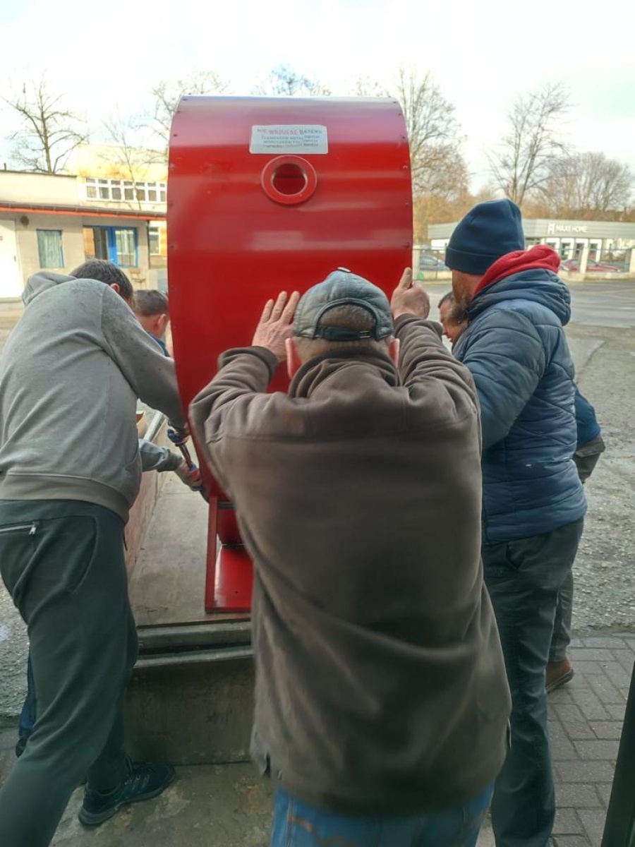 Zdjęcie w galerii na portalu naszraciborz.pl: Nakrętkowe serce wróciło na swoje miejsce wiadomości z regionu