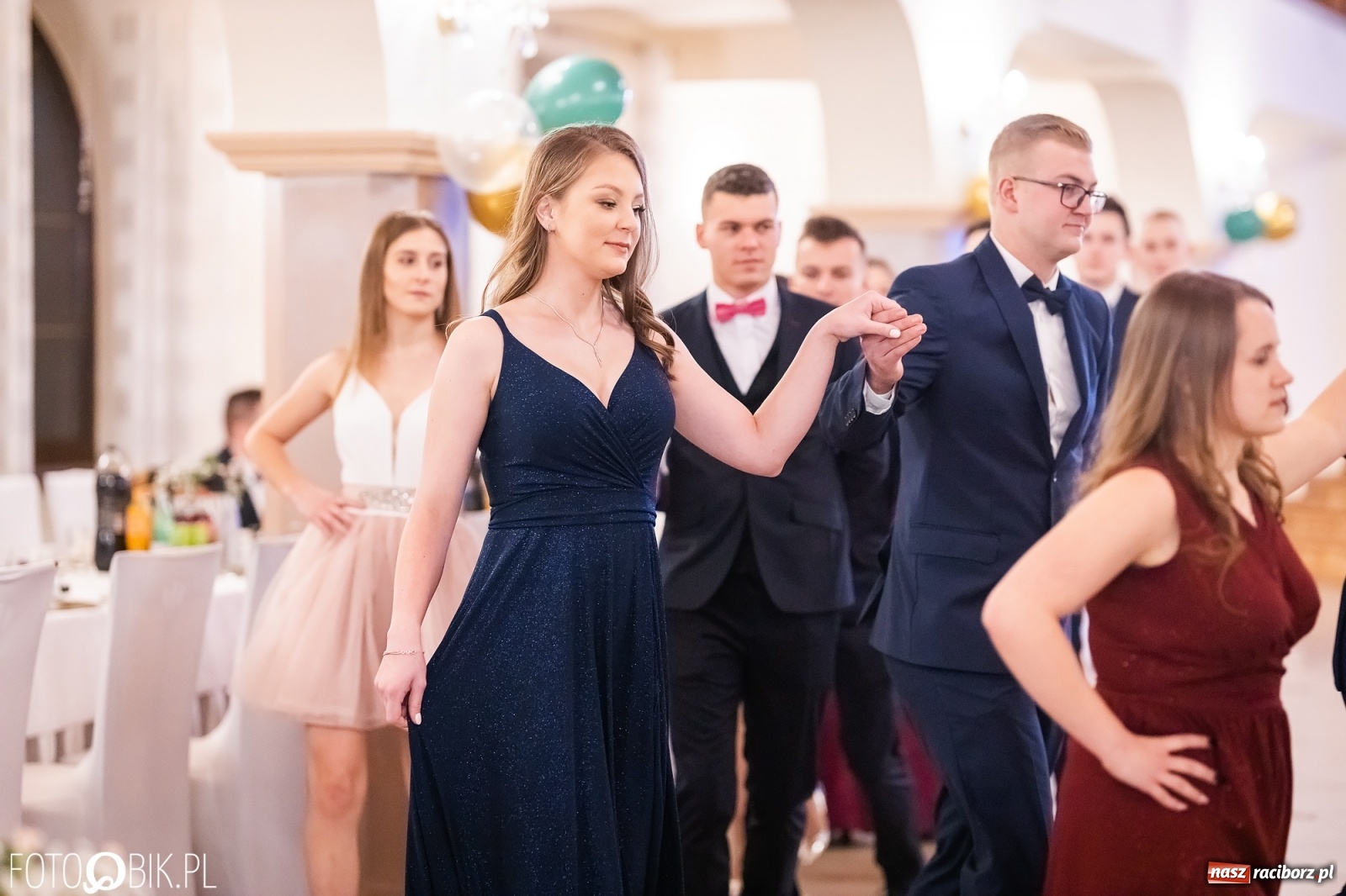 Zdjęcie w galerii na portalu naszraciborz.pl: Bal studniówkowy raciborskiej Budowlanki i Gastronomika wiadomości z regionu