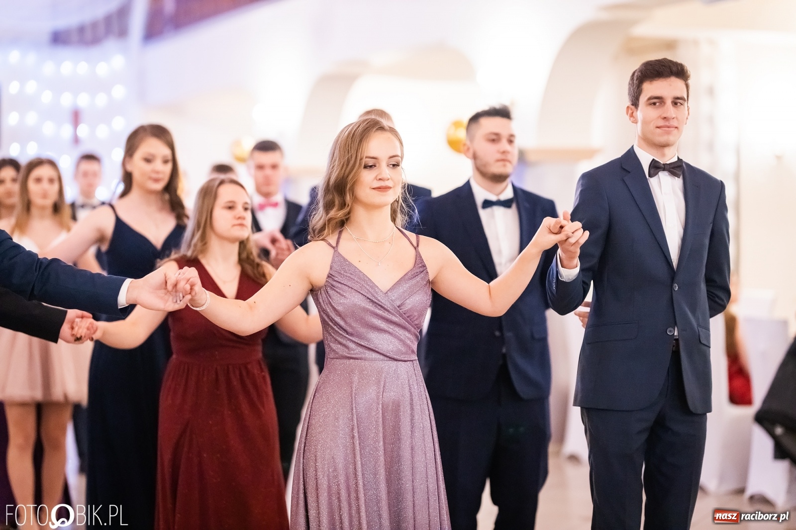 Zdjęcie w galerii na portalu naszraciborz.pl: Bal studniówkowy raciborskiej Budowlanki i Gastronomika wiadomości z regionu