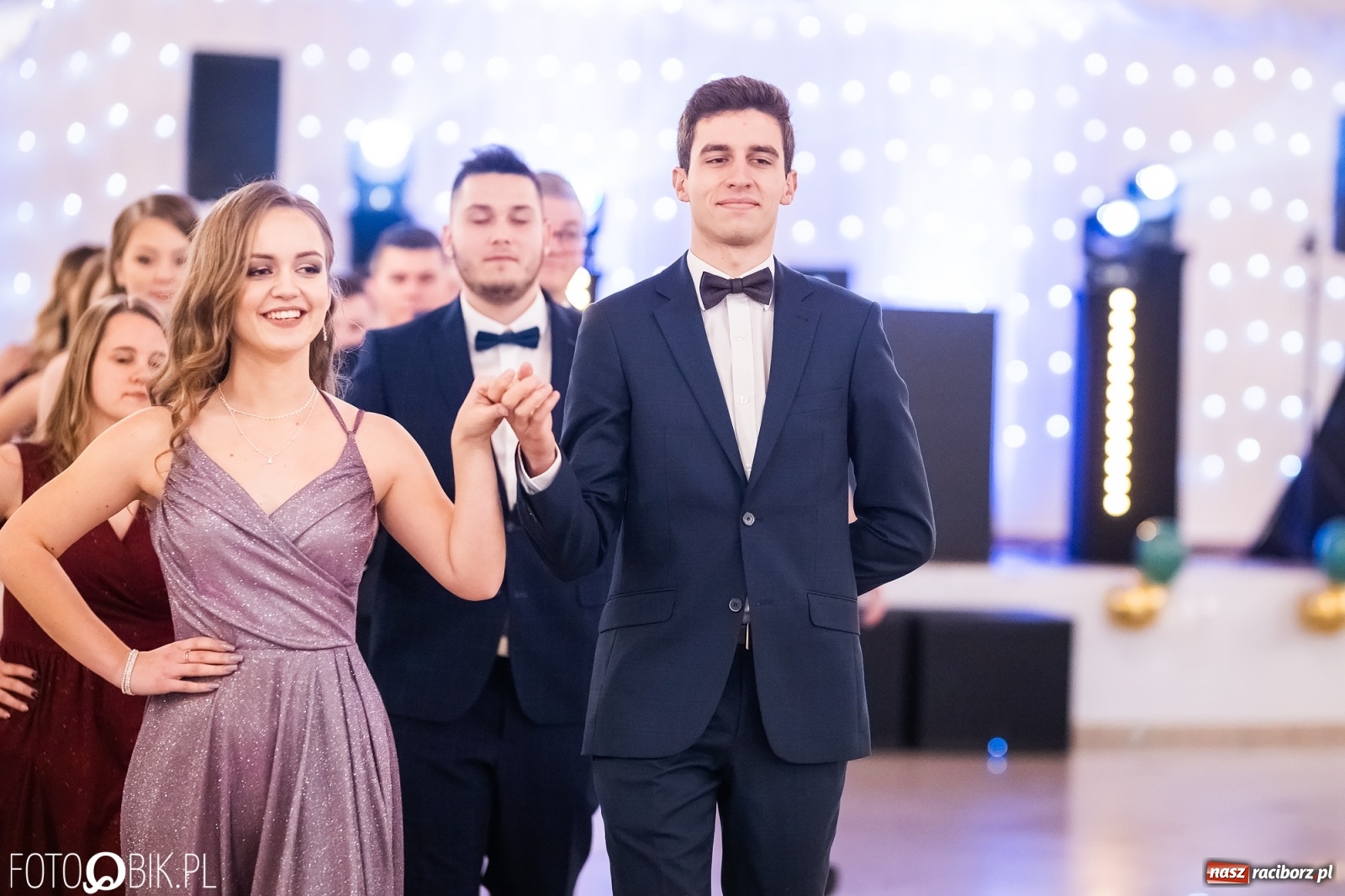 Zdjęcie w galerii na portalu naszraciborz.pl: Bal studniówkowy raciborskiej Budowlanki i Gastronomika wiadomości z regionu