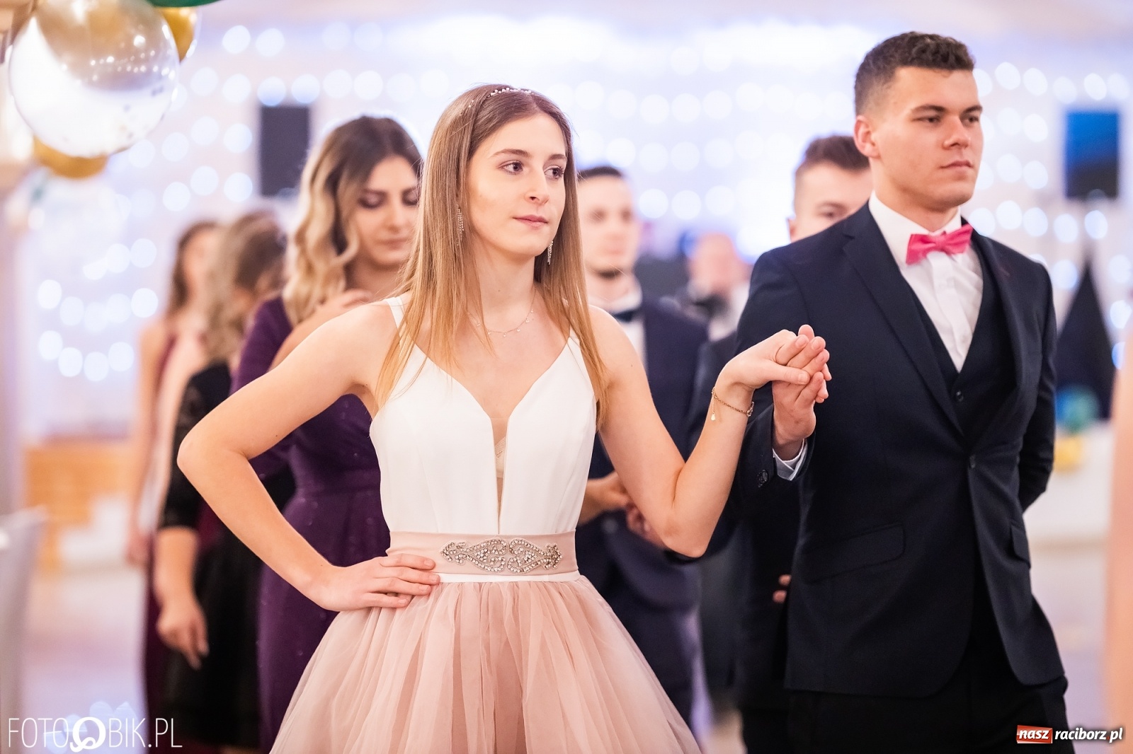 Zdjęcie w galerii na portalu naszraciborz.pl: Bal studniówkowy raciborskiej Budowlanki i Gastronomika wiadomości z regionu