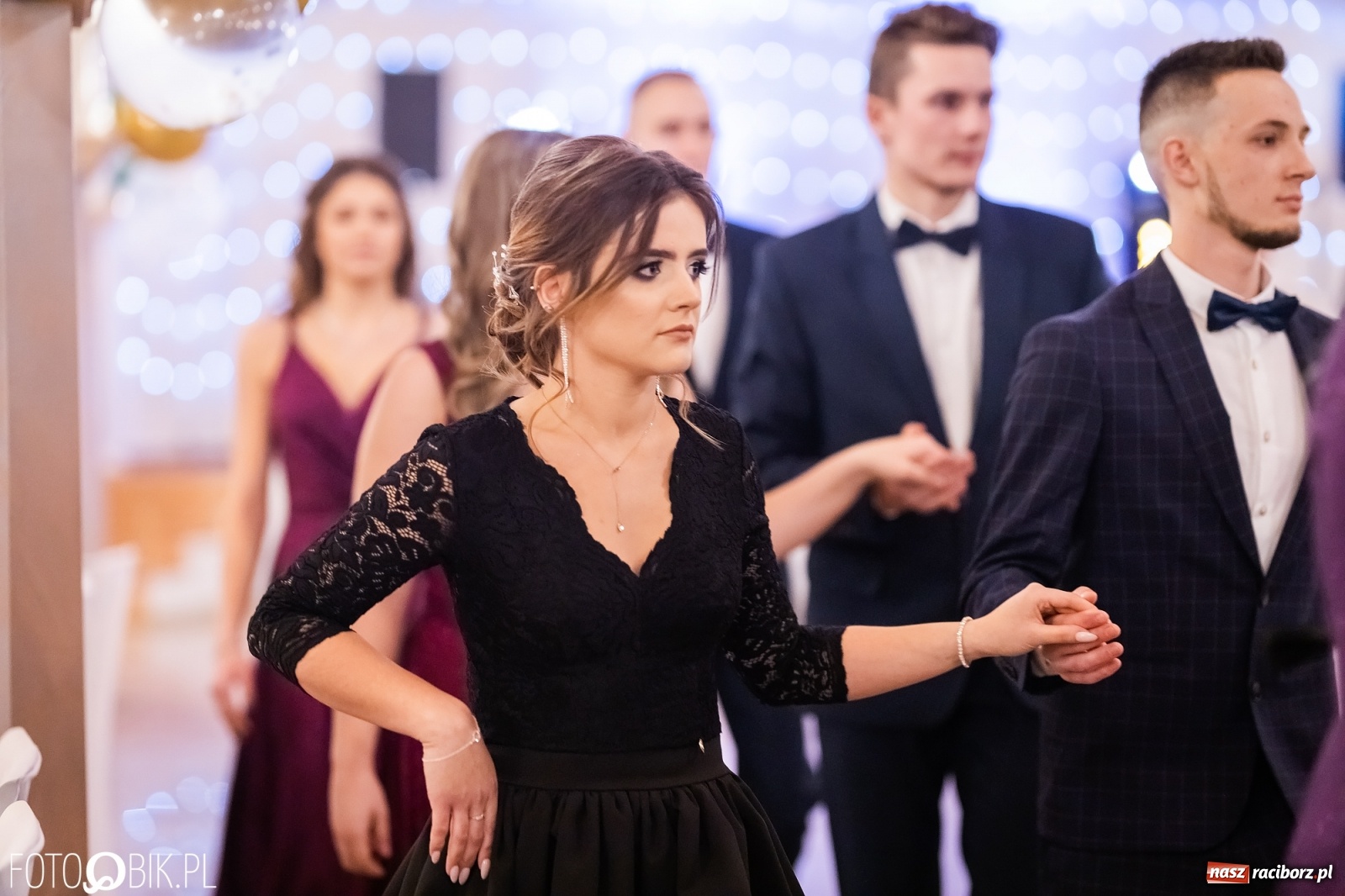 Zdjęcie w galerii na portalu naszraciborz.pl: Bal studniówkowy raciborskiej Budowlanki i Gastronomika wiadomości z regionu