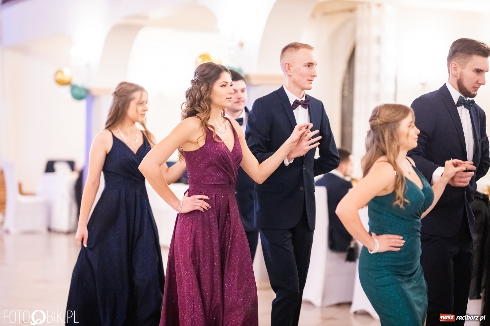 Zdjęcie w galerii na portalu naszraciborz.pl: Bal studniówkowy raciborskiej Budowlanki i Gastronomika wiadomości z regionu