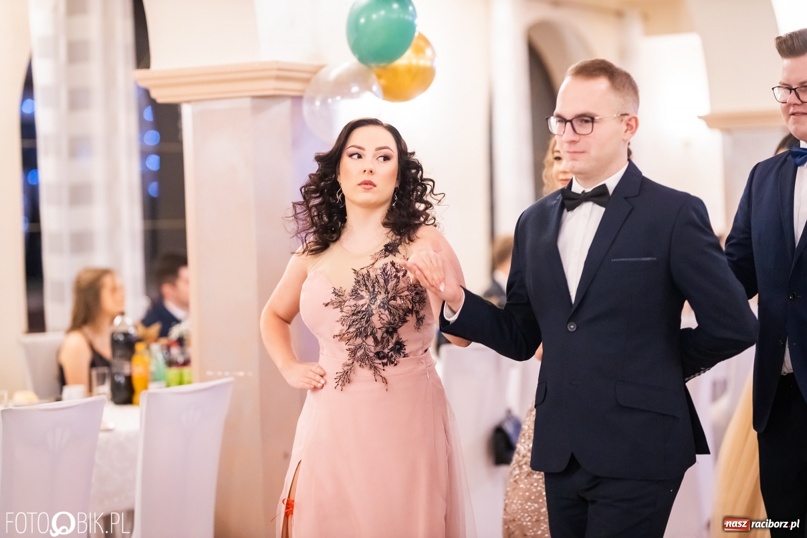 Zdjęcie w galerii na portalu naszraciborz.pl: Bal studniówkowy raciborskiej Budowlanki i Gastronomika wiadomości z regionu