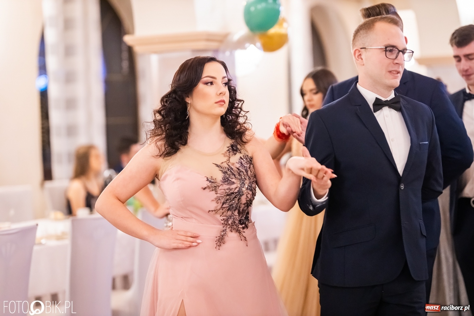 Zdjęcie w galerii na portalu naszraciborz.pl: Bal studniówkowy raciborskiej Budowlanki i Gastronomika wiadomości z regionu