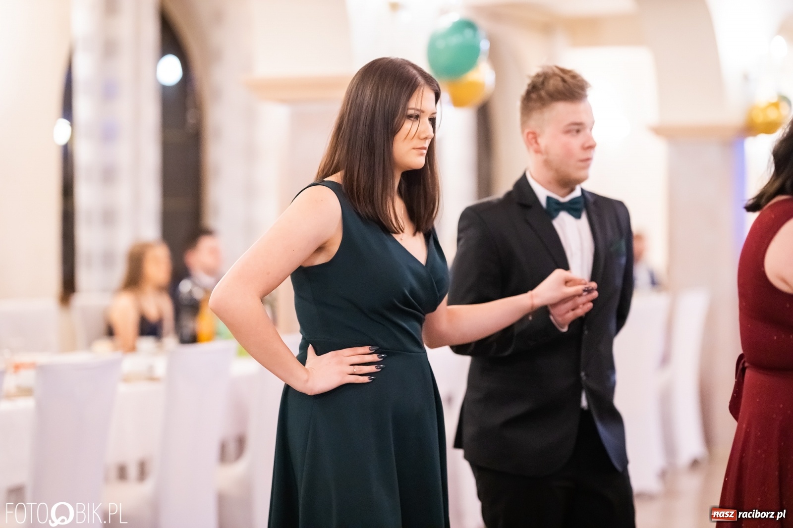 Zdjęcie w galerii na portalu naszraciborz.pl: Bal studniówkowy raciborskiej Budowlanki i Gastronomika wiadomości z regionu