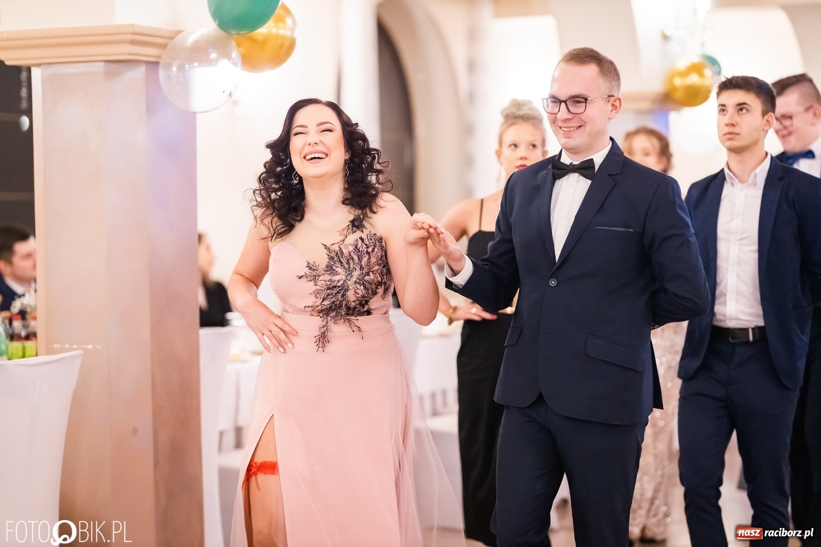 Zdjęcie w galerii na portalu naszraciborz.pl: Bal studniówkowy raciborskiej Budowlanki i Gastronomika wiadomości z regionu