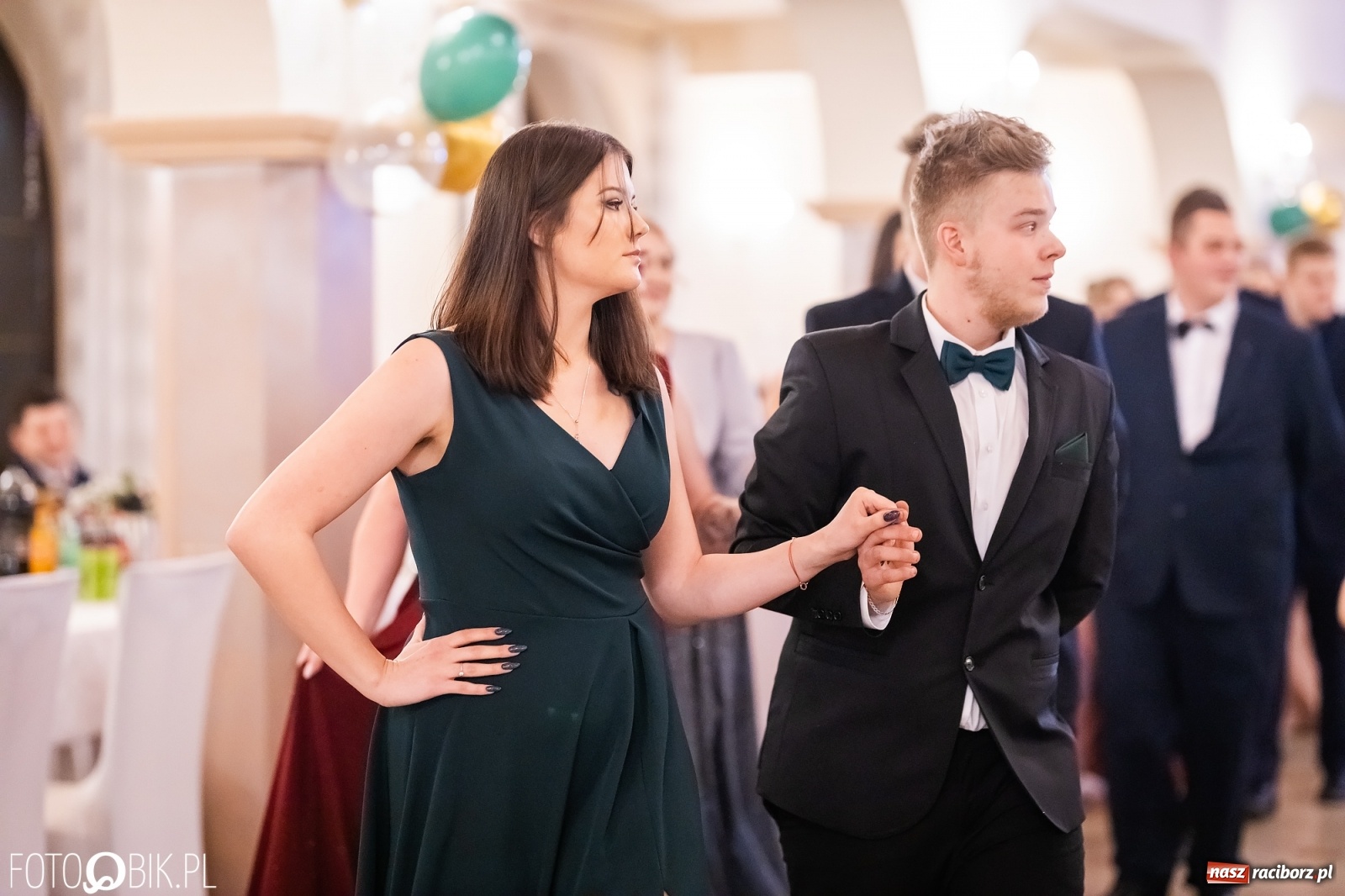 Zdjęcie w galerii na portalu naszraciborz.pl: Bal studniówkowy raciborskiej Budowlanki i Gastronomika wiadomości z regionu