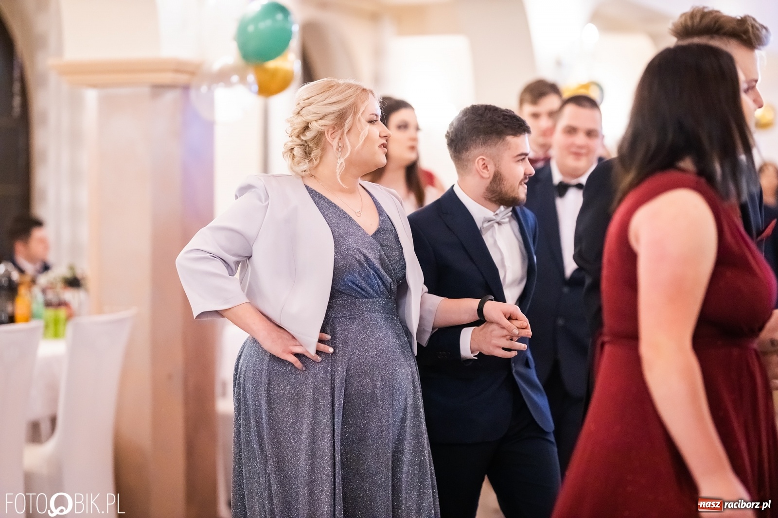 Zdjęcie w galerii na portalu naszraciborz.pl: Bal studniówkowy raciborskiej Budowlanki i Gastronomika wiadomości z regionu