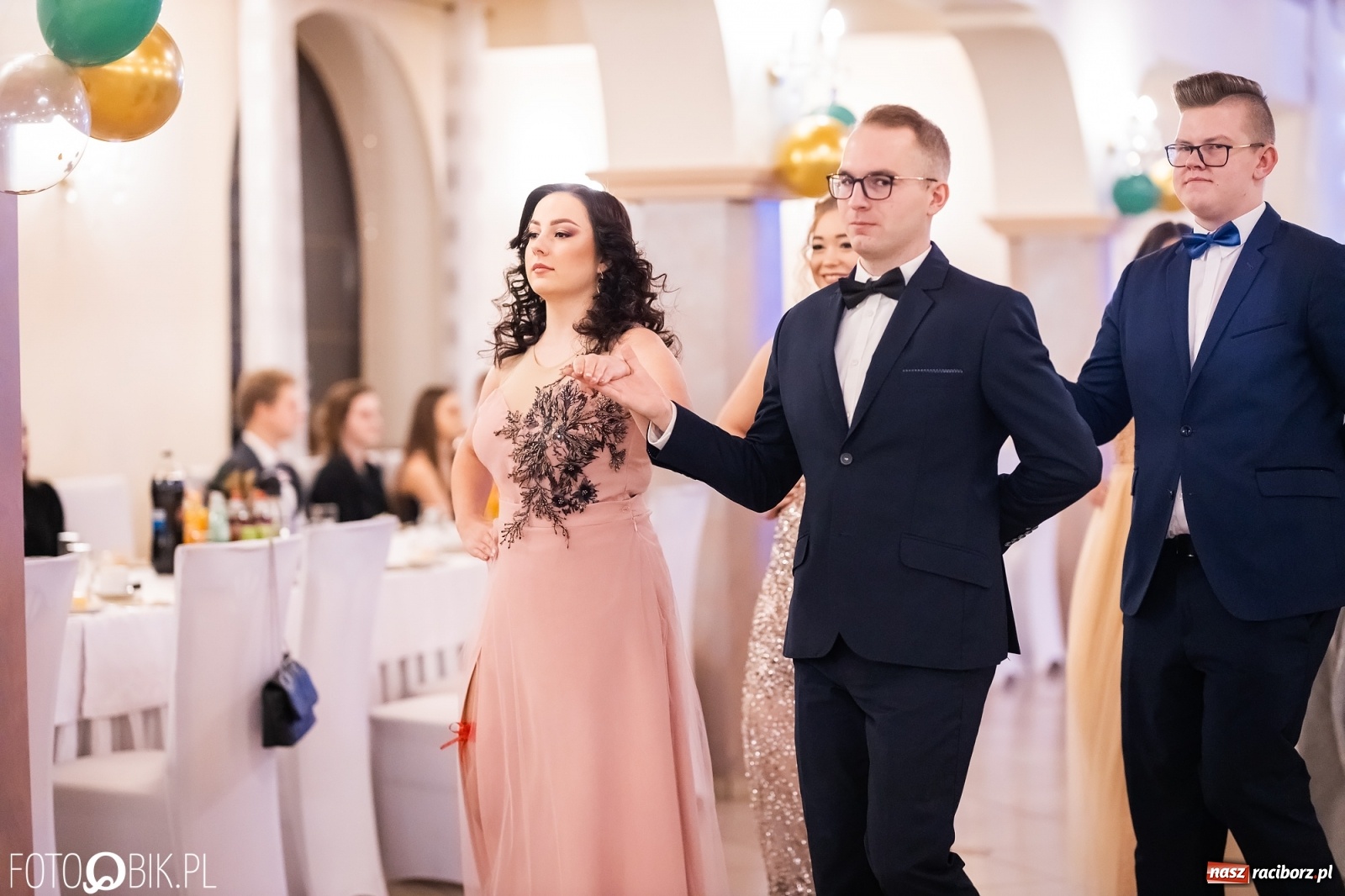 Zdjęcie w galerii na portalu naszraciborz.pl: Bal studniówkowy raciborskiej Budowlanki i Gastronomika wiadomości z regionu