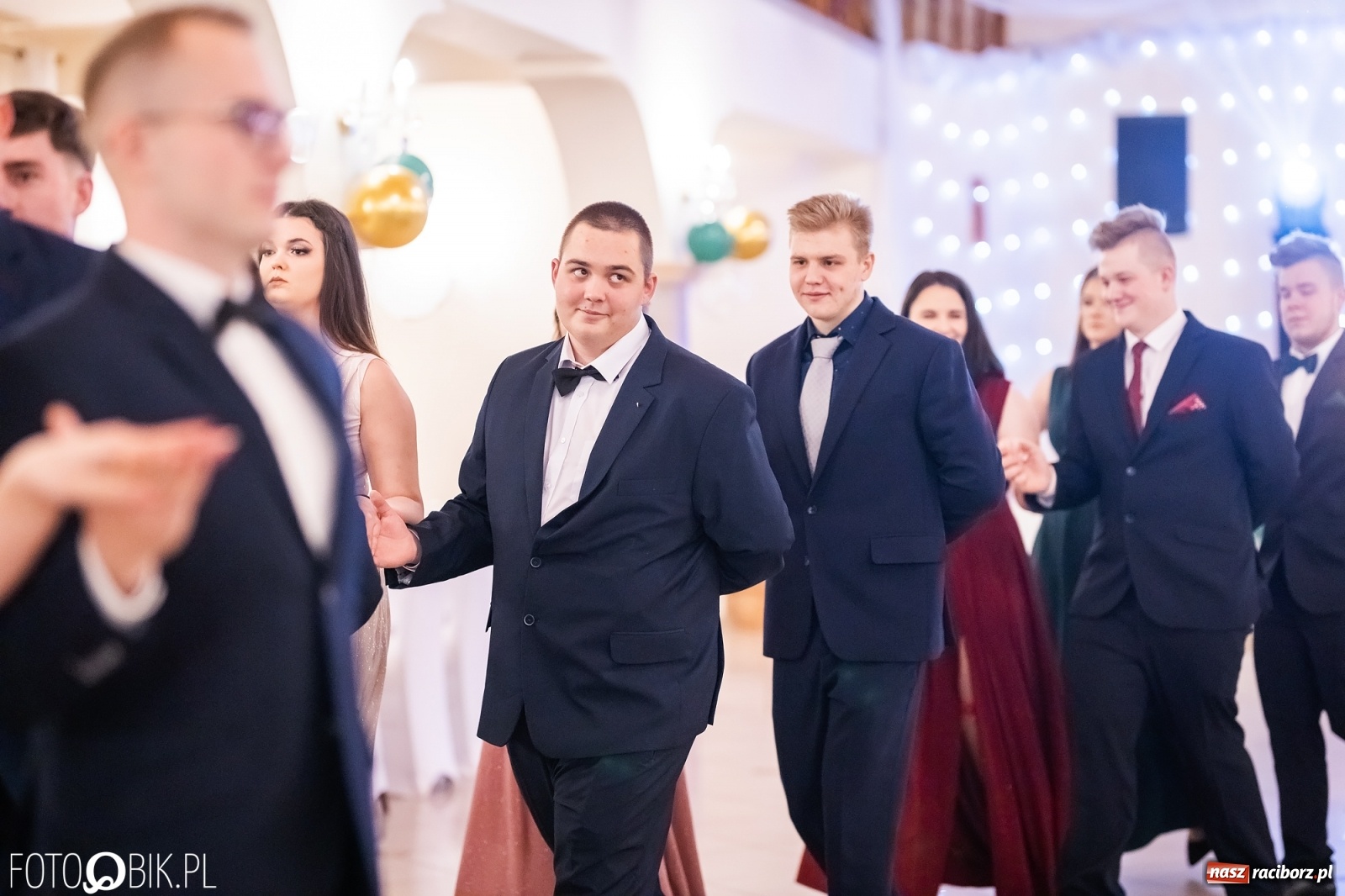 Zdjęcie w galerii na portalu naszraciborz.pl: Bal studniówkowy raciborskiej Budowlanki i Gastronomika wiadomości z regionu