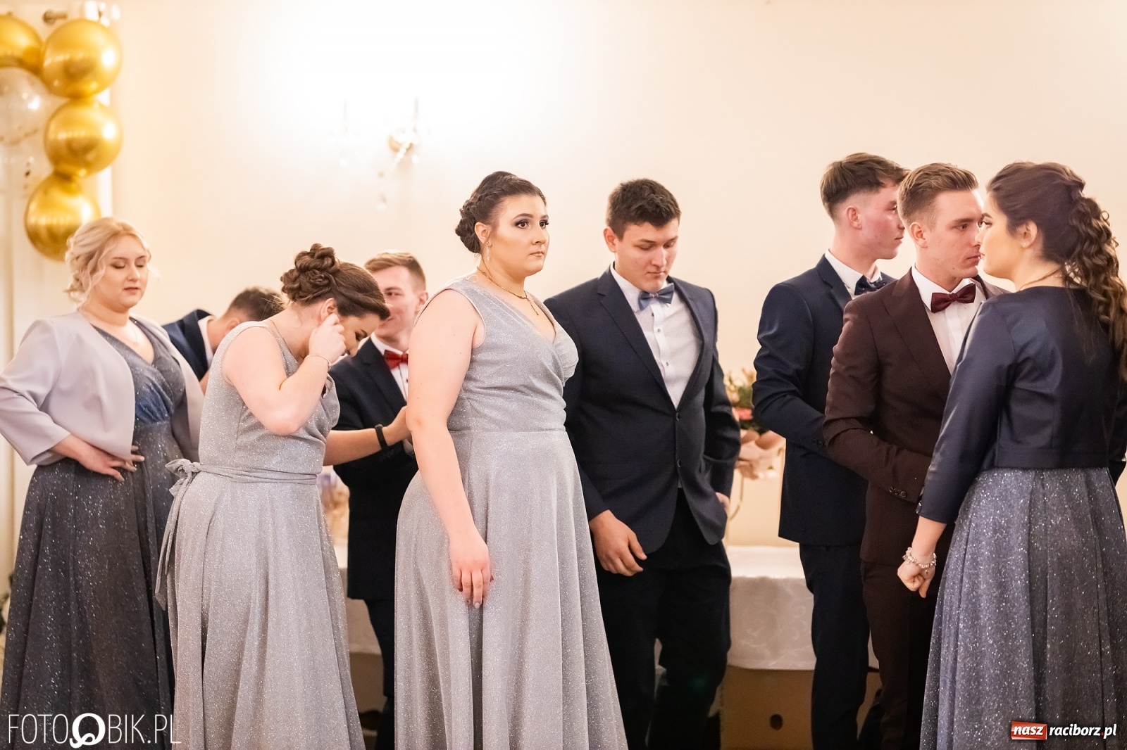 Zdjęcie w galerii na portalu naszraciborz.pl: Bal studniówkowy raciborskiej Budowlanki i Gastronomika wiadomości z regionu