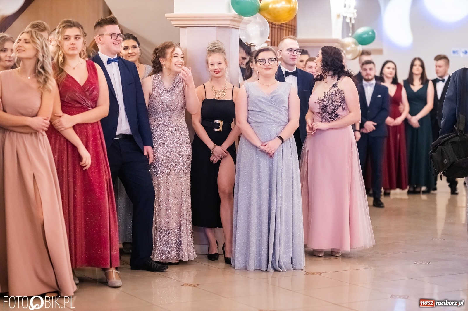 Zdjęcie w galerii na portalu naszraciborz.pl: Bal studniówkowy raciborskiej Budowlanki i Gastronomika wiadomości z regionu