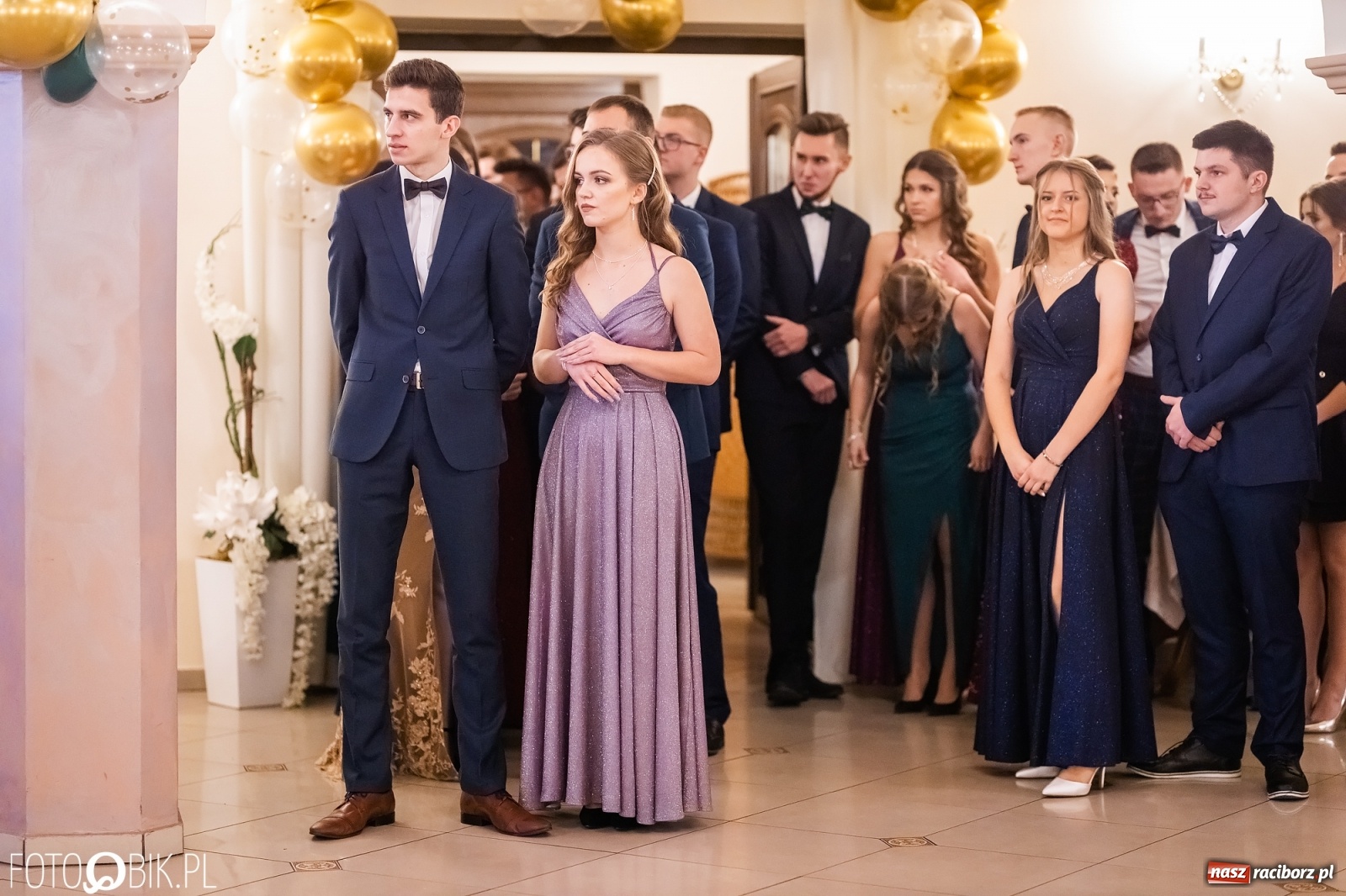 Zdjęcie w galerii na portalu naszraciborz.pl: Bal studniówkowy raciborskiej Budowlanki i Gastronomika wiadomości z regionu