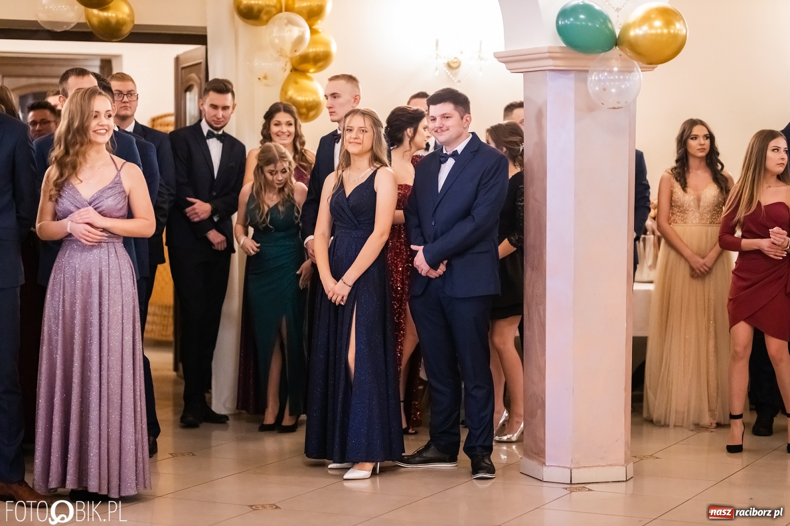 Zdjęcie w galerii na portalu naszraciborz.pl: Bal studniówkowy raciborskiej Budowlanki i Gastronomika wiadomości z regionu