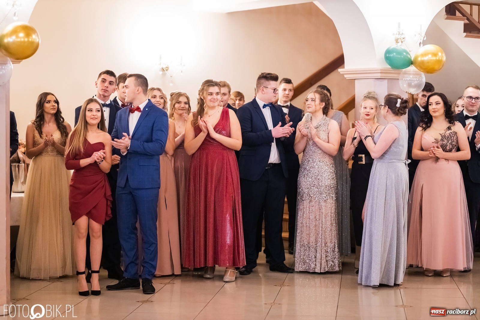 Zdjęcie w galerii na portalu naszraciborz.pl: Bal studniówkowy raciborskiej Budowlanki i Gastronomika wiadomości z regionu