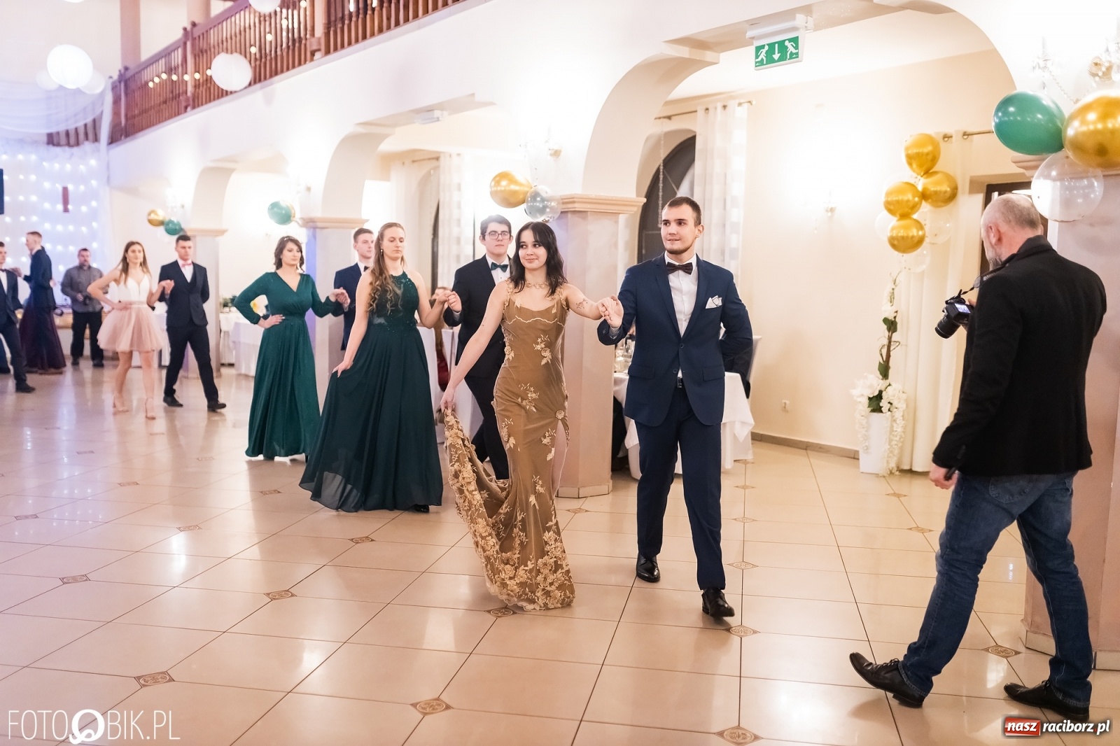 Zdjęcie w galerii na portalu naszraciborz.pl: Bal studniówkowy raciborskiej Budowlanki i Gastronomika wiadomości z regionu