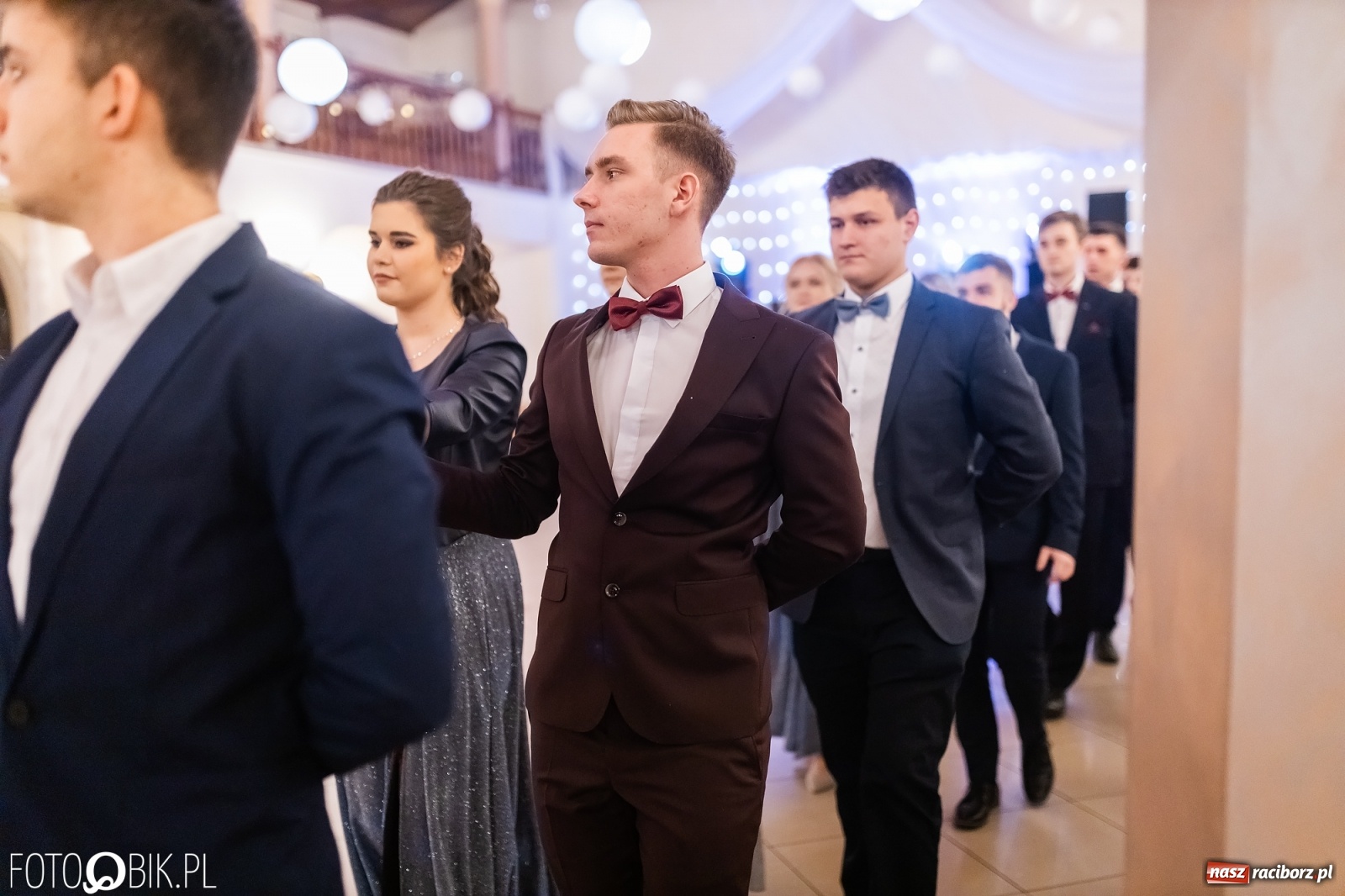 Zdjęcie w galerii na portalu naszraciborz.pl: Bal studniówkowy raciborskiej Budowlanki i Gastronomika wiadomości z regionu