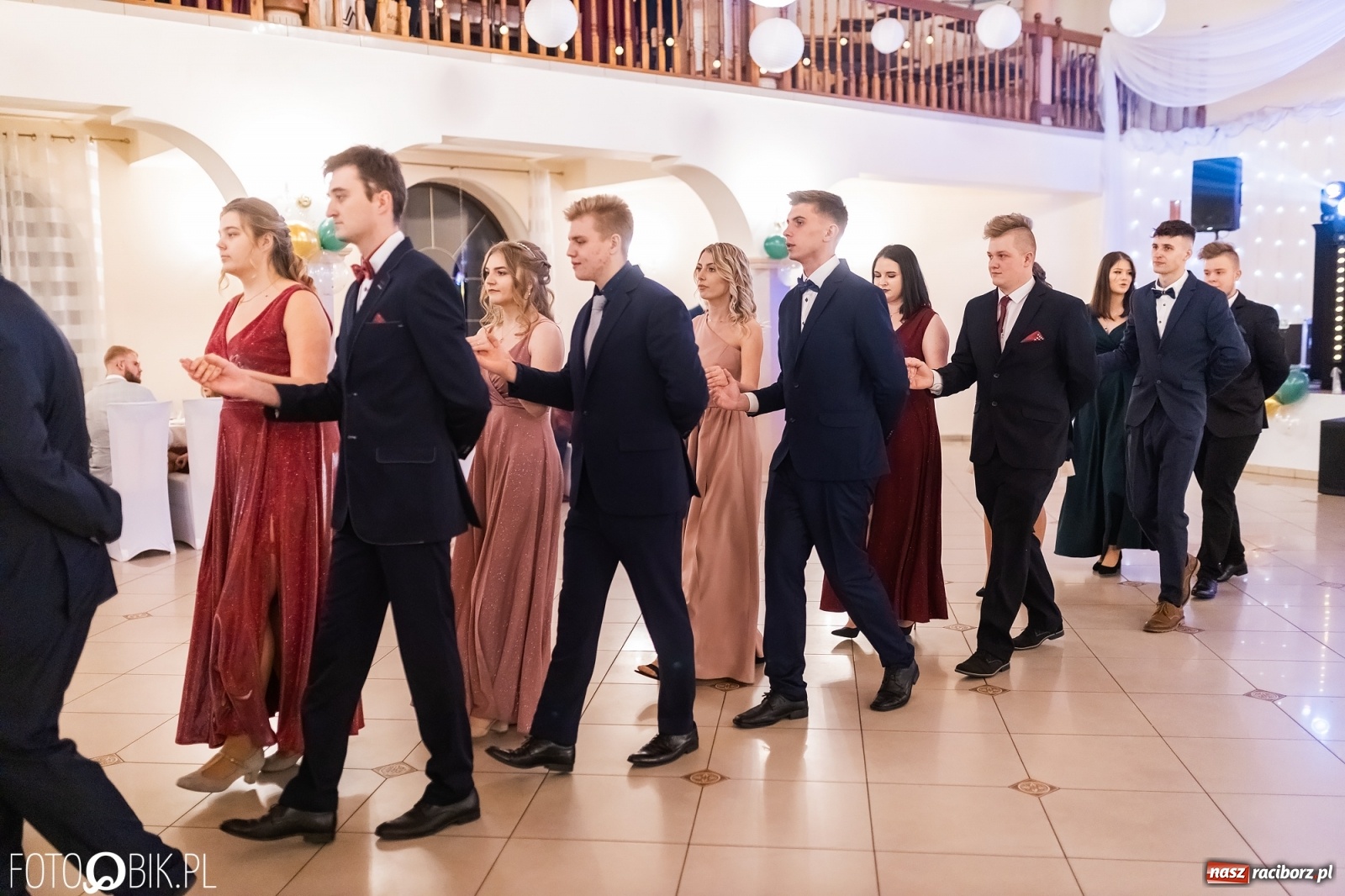 Zdjęcie w galerii na portalu naszraciborz.pl: Bal studniówkowy raciborskiej Budowlanki i Gastronomika wiadomości z regionu