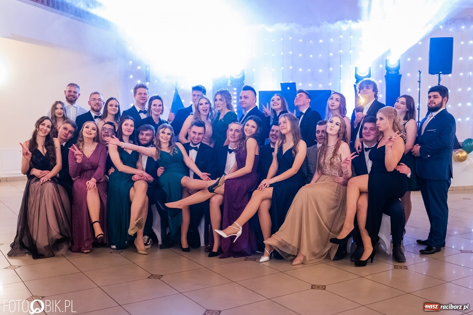 Zdjęcie w galerii na portalu naszraciborz.pl: Bal studniówkowy raciborskiej Budowlanki i Gastronomika wiadomości z regionu