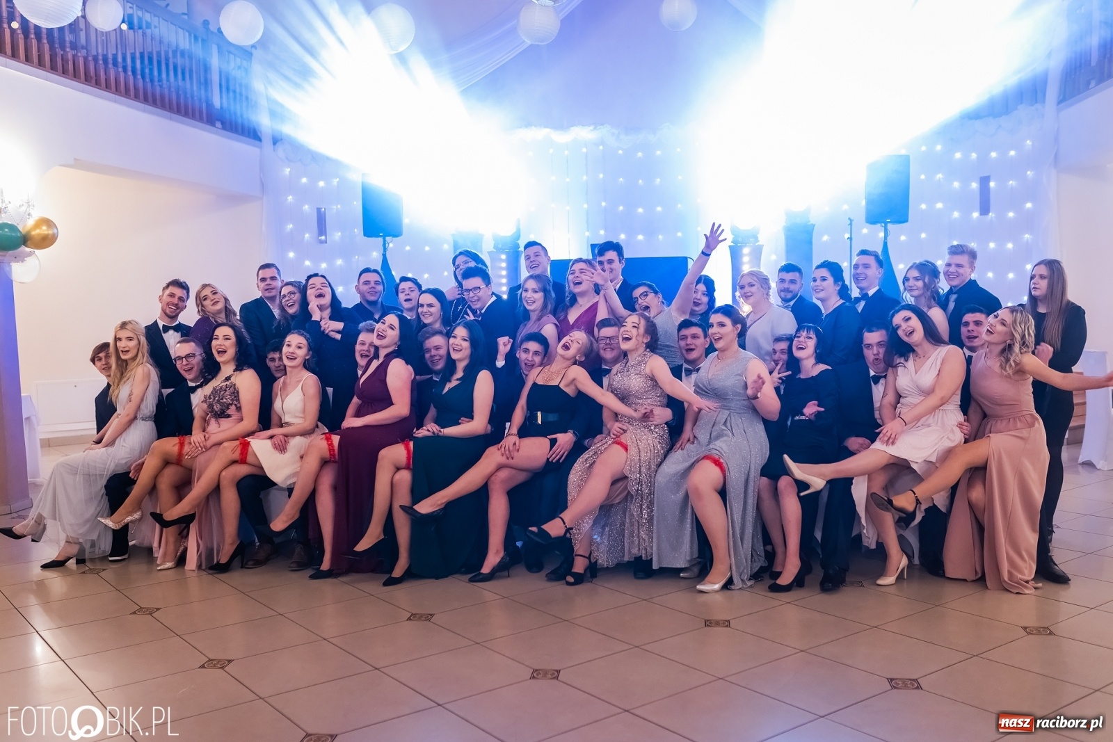 Zdjęcie w galerii na portalu naszraciborz.pl: Bal studniówkowy raciborskiej Budowlanki i Gastronomika wiadomości z regionu