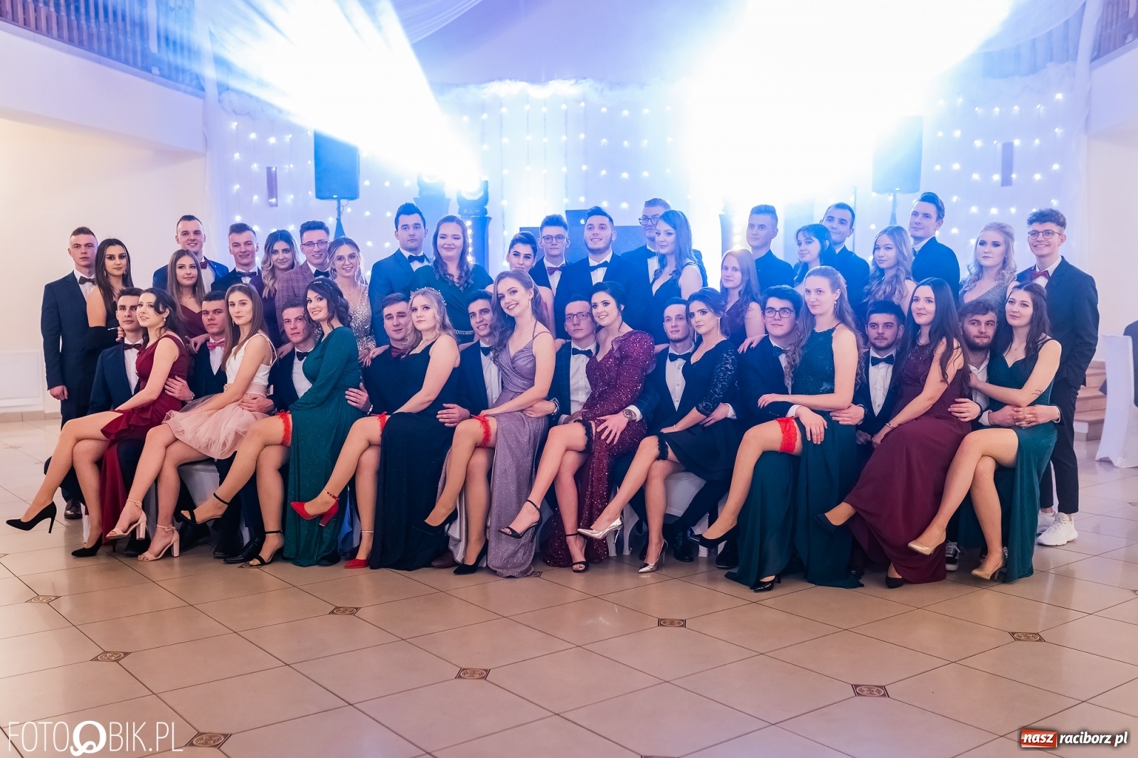 Zdjęcie w galerii na portalu naszraciborz.pl: Bal studniówkowy raciborskiej Budowlanki i Gastronomika wiadomości z regionu