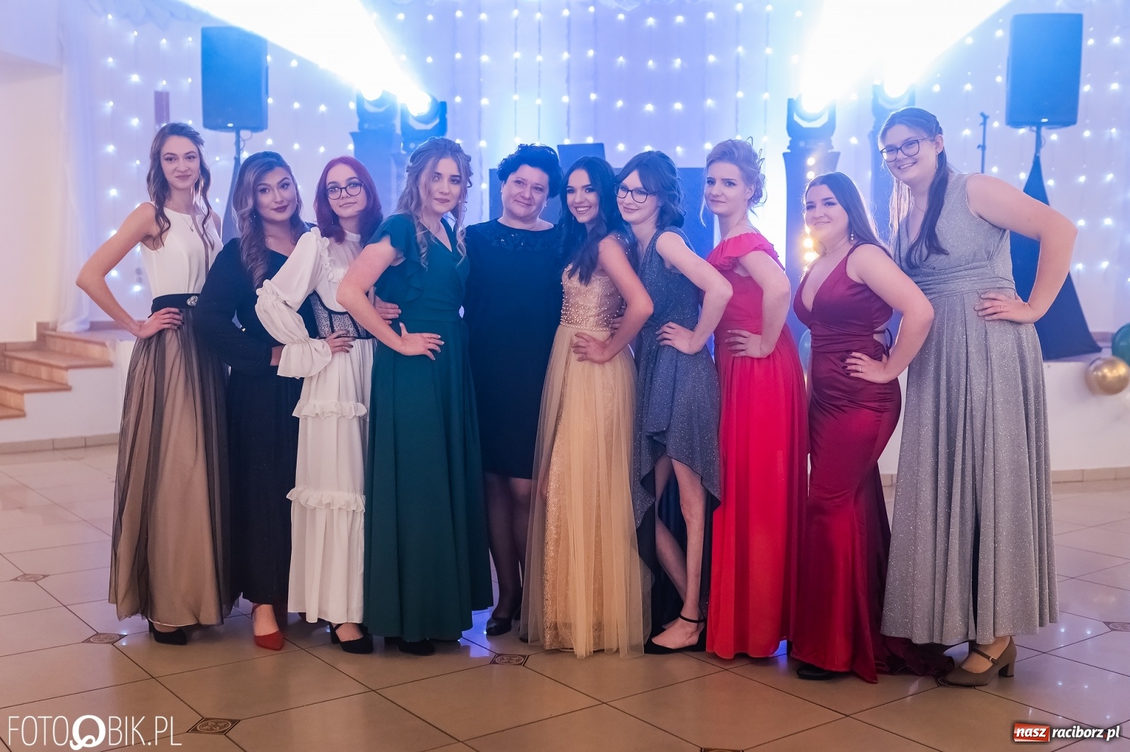 Zdjęcie w galerii na portalu naszraciborz.pl: Bal studniówkowy raciborskiej Budowlanki i Gastronomika wiadomości z regionu