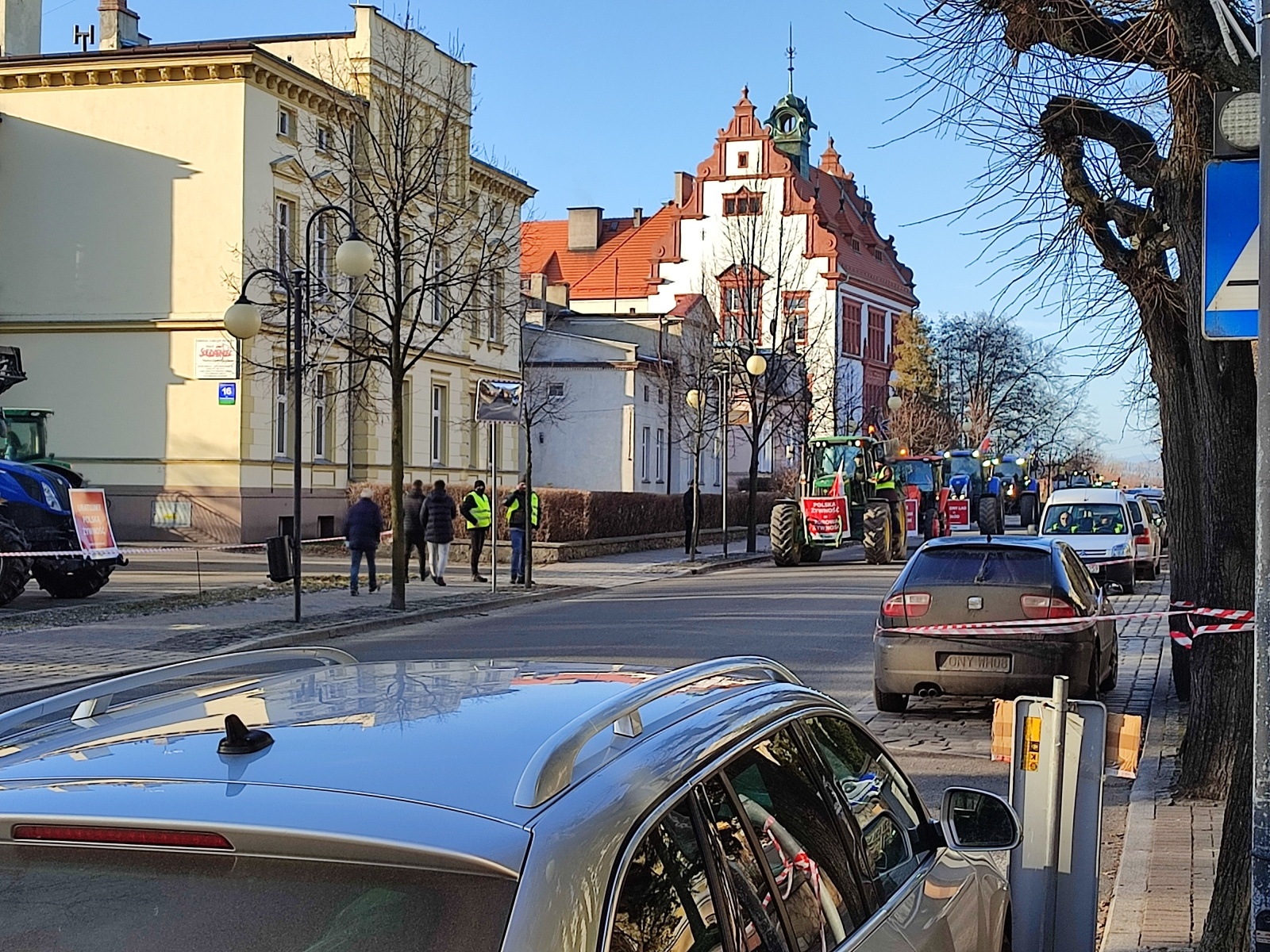 Zdjęcie w galerii na portalu naszraciborz.pl: Protest rolników w Głubczycach. W tle wątek ziemi raciborskiej wiadomości z regionu