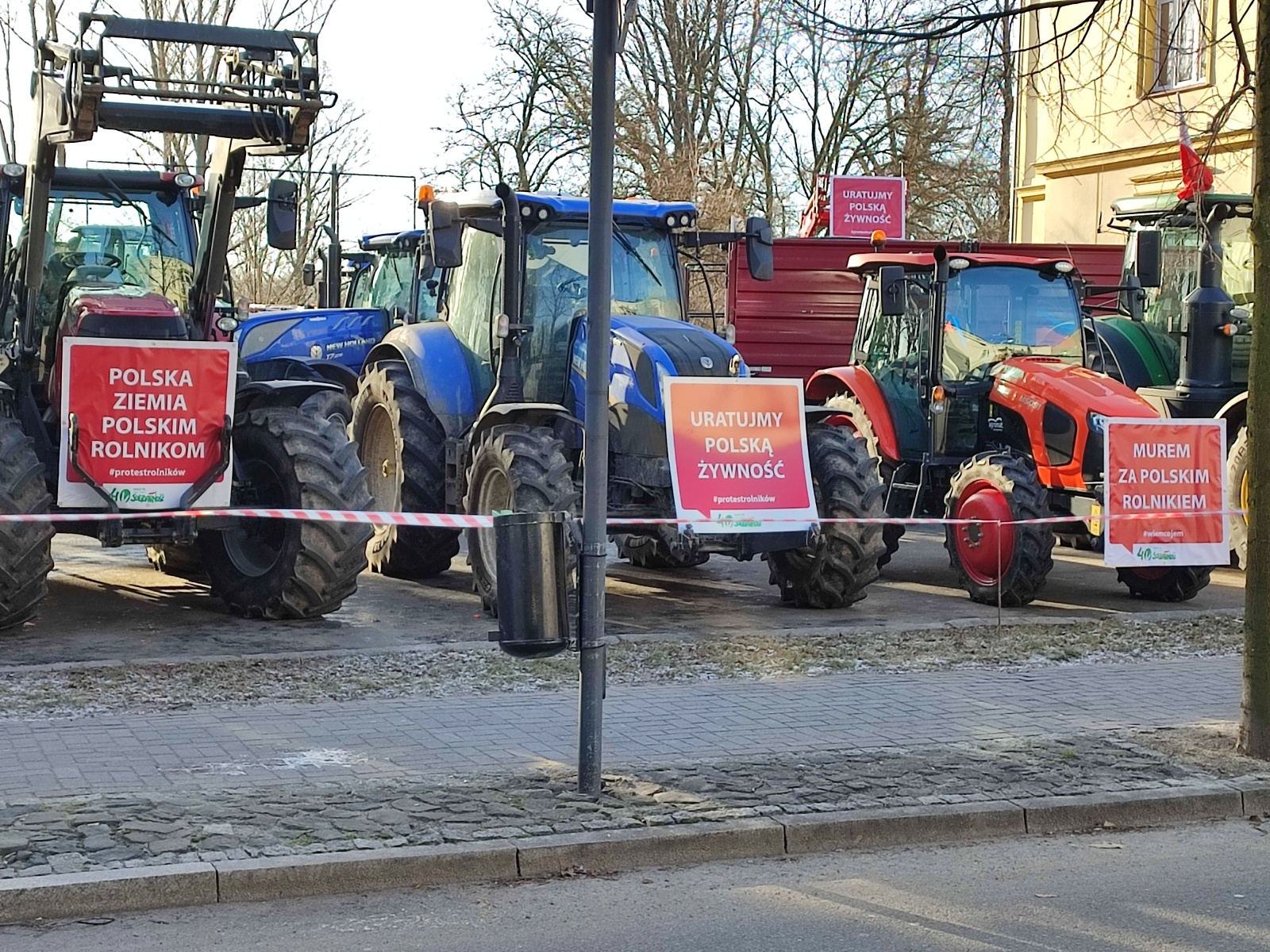 Zdjęcie w galerii na portalu naszraciborz.pl: Protest rolników w Głubczycach. W tle wątek ziemi raciborskiej wiadomości z regionu