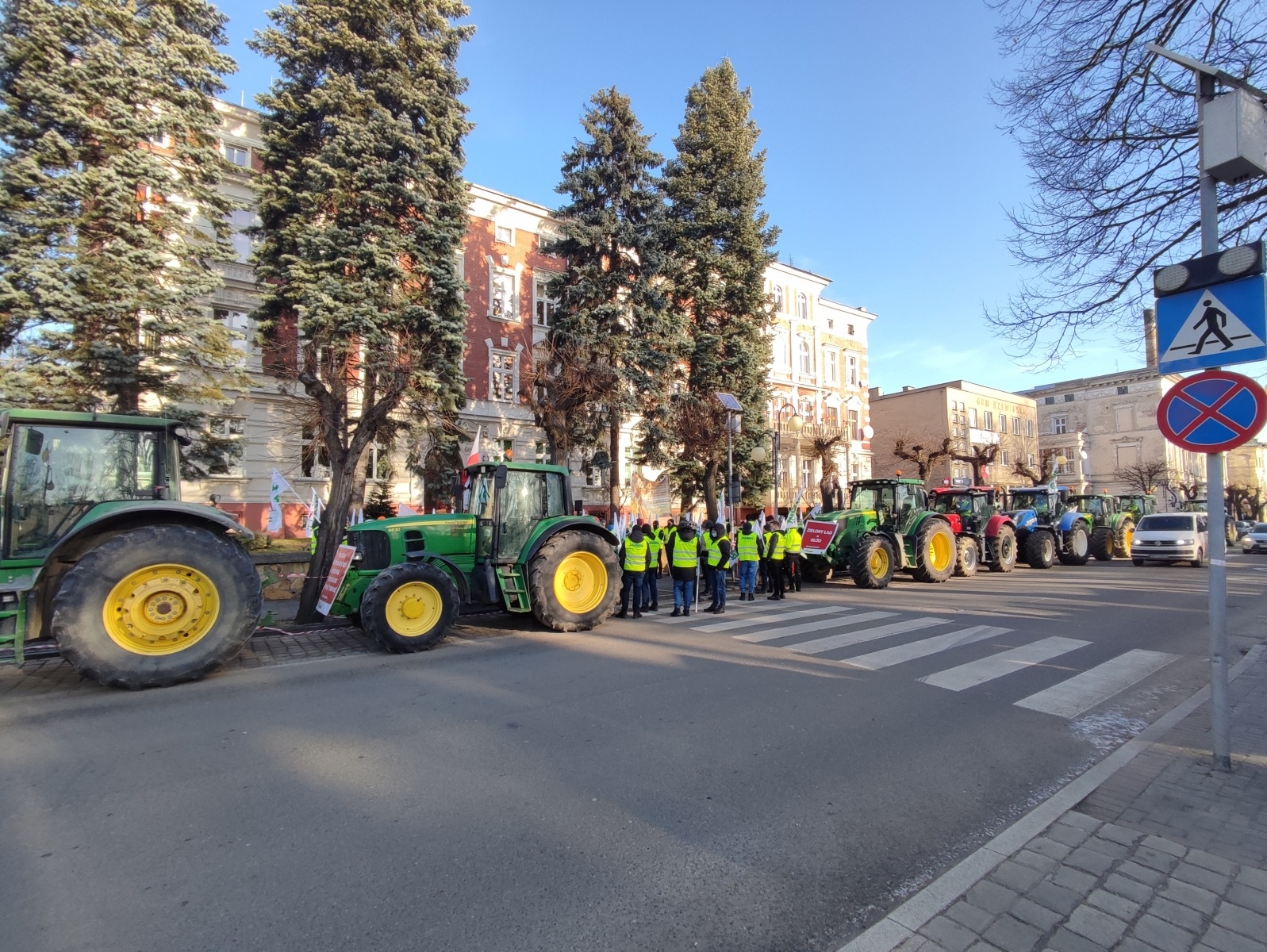 Zdjęcie w galerii na portalu naszraciborz.pl: Protest rolników w Głubczycach. W tle wątek ziemi raciborskiej wiadomości z regionu