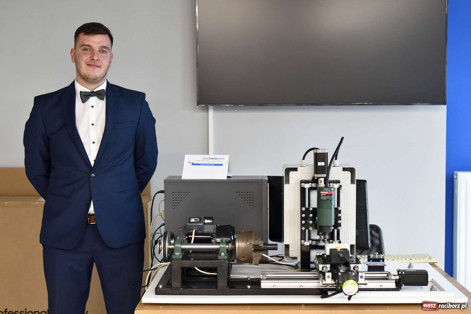 Zdjęcie w galerii na portalu naszraciborz.pl: Przegląd projektów inżynierskich w raciborskiej PWSZ [FOTO i WIDEO] wiadomości z regionu