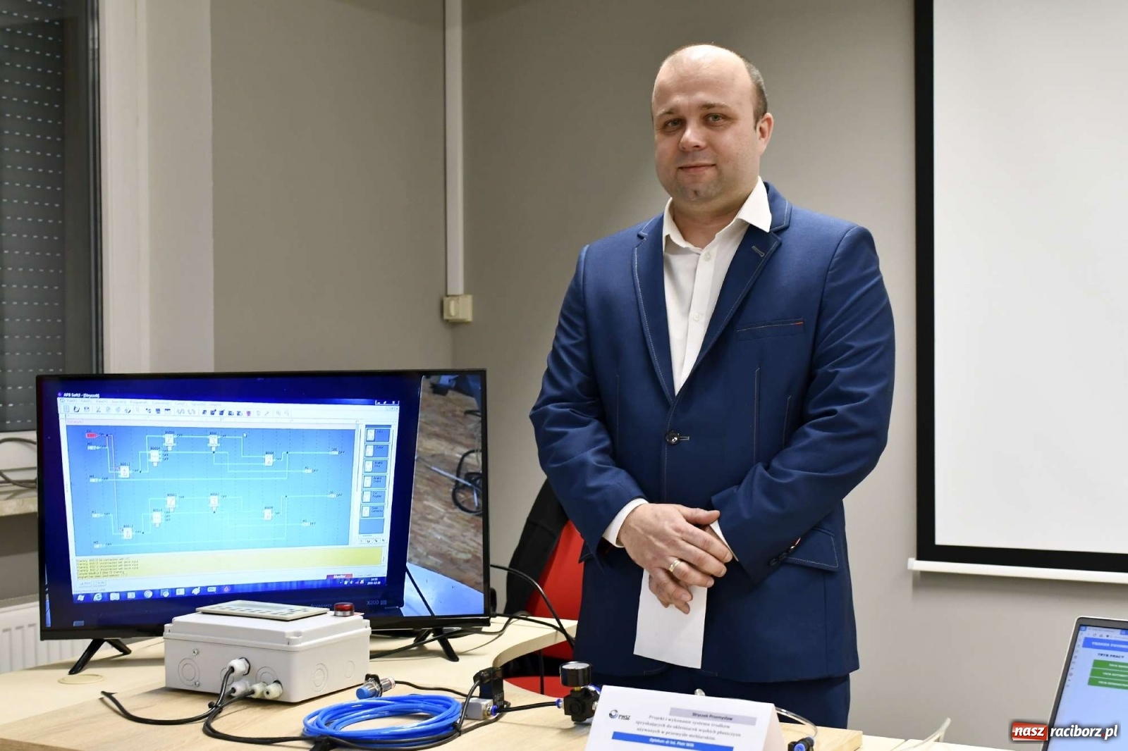 Zdjęcie w galerii na portalu naszraciborz.pl: Przegląd projektów inżynierskich w raciborskiej PWSZ [FOTO i WIDEO] wiadomości z regionu