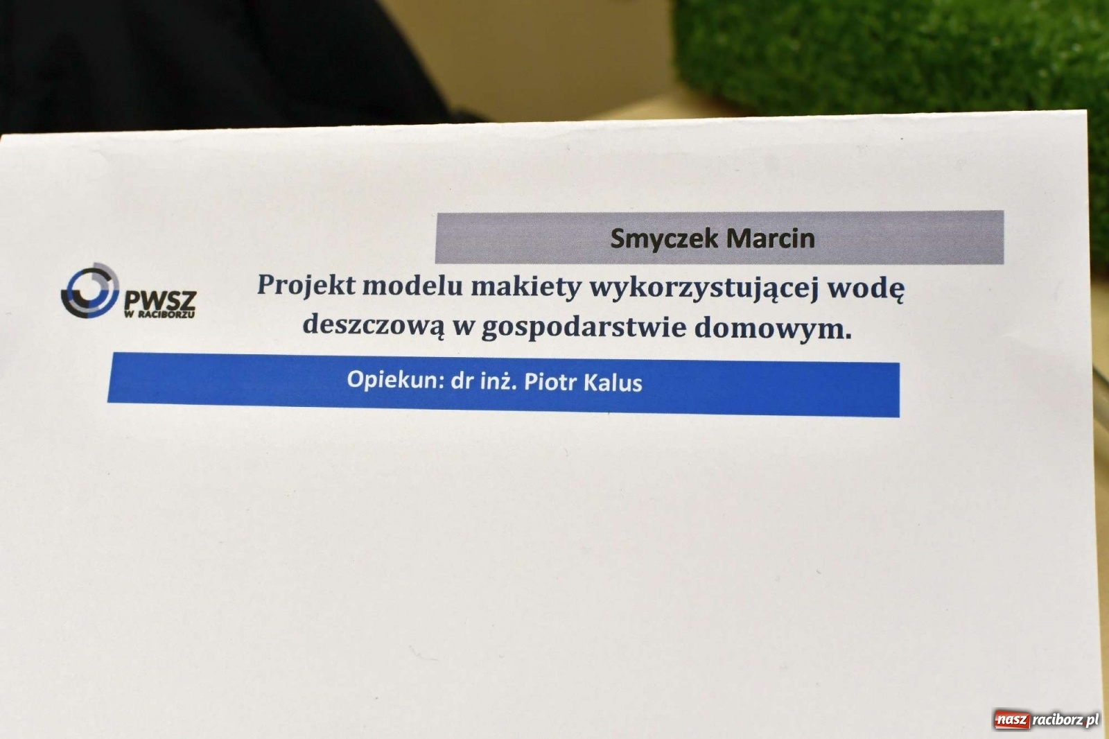 Zdjęcie w galerii na portalu naszraciborz.pl: Przegląd projektów inżynierskich w raciborskiej PWSZ [FOTO i WIDEO] wiadomości z regionu