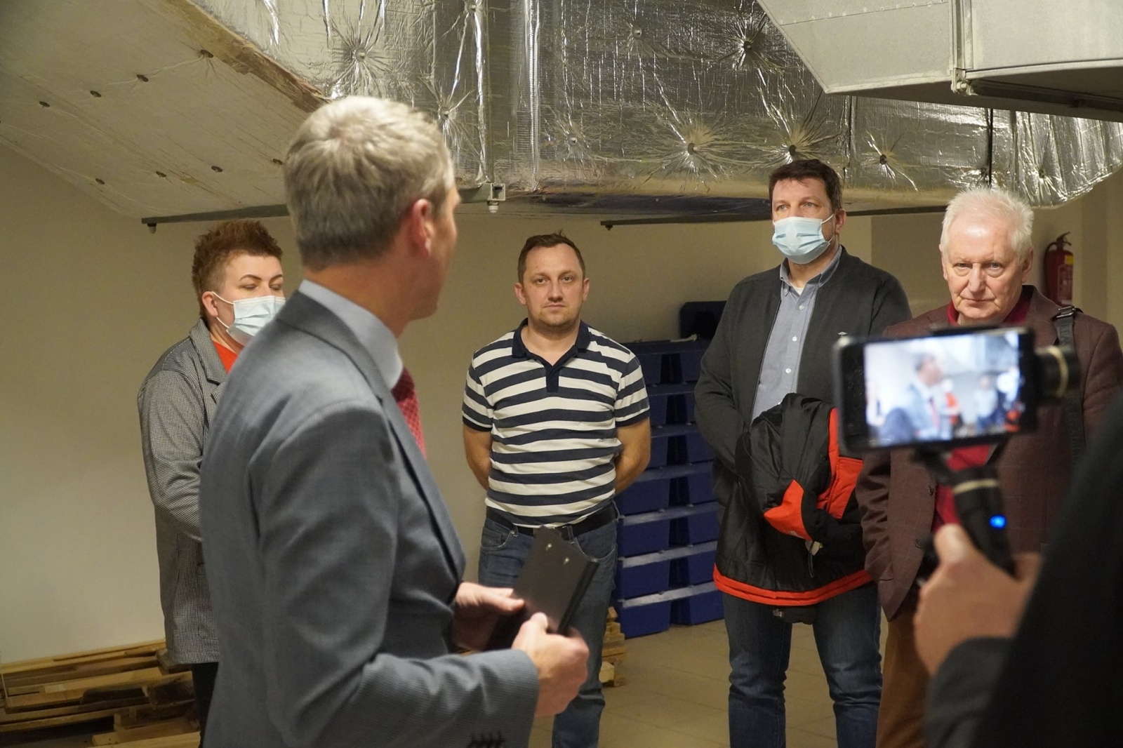 Zdjęcie w galerii na portalu naszraciborz.pl: Plan kontroli i zejście pod nieckę. Radni w H2Ostróg wiadomości z regionu