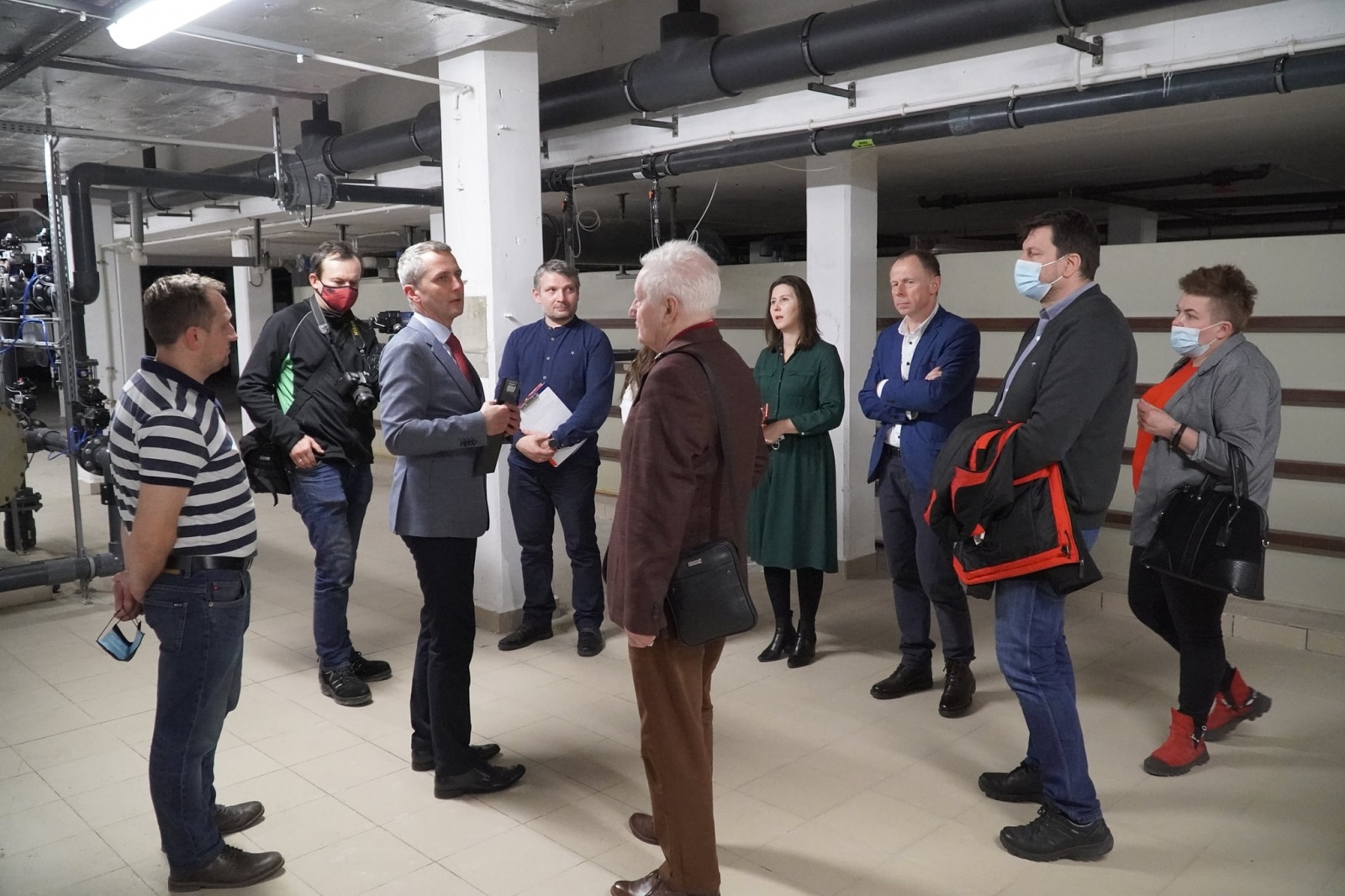 Zdjęcie w galerii na portalu naszraciborz.pl: Plan kontroli i zejście pod nieckę. Radni w H2Ostróg wiadomości z regionu