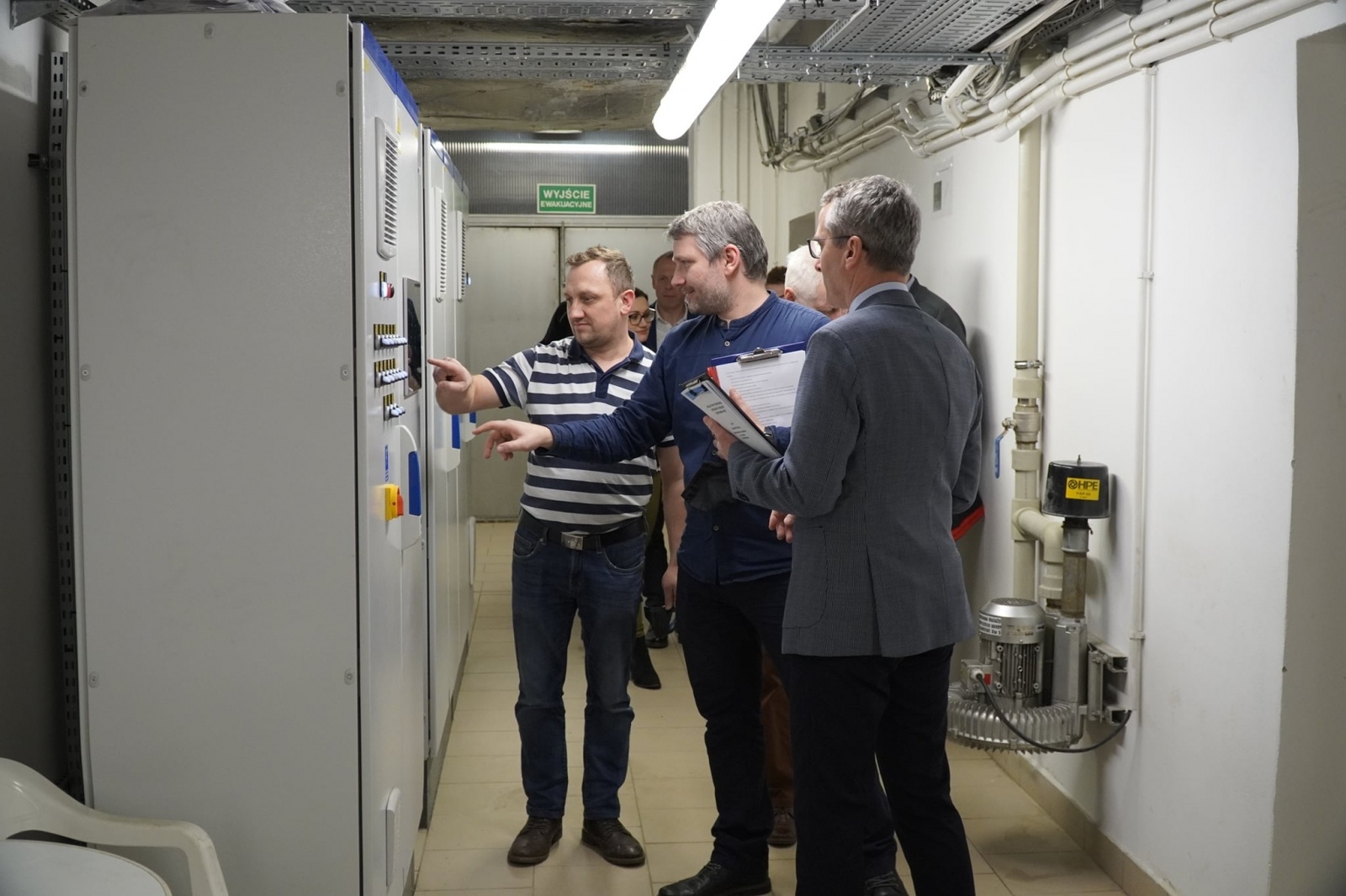 Zdjęcie w galerii na portalu naszraciborz.pl: Plan kontroli i zejście pod nieckę. Radni w H2Ostróg wiadomości z regionu