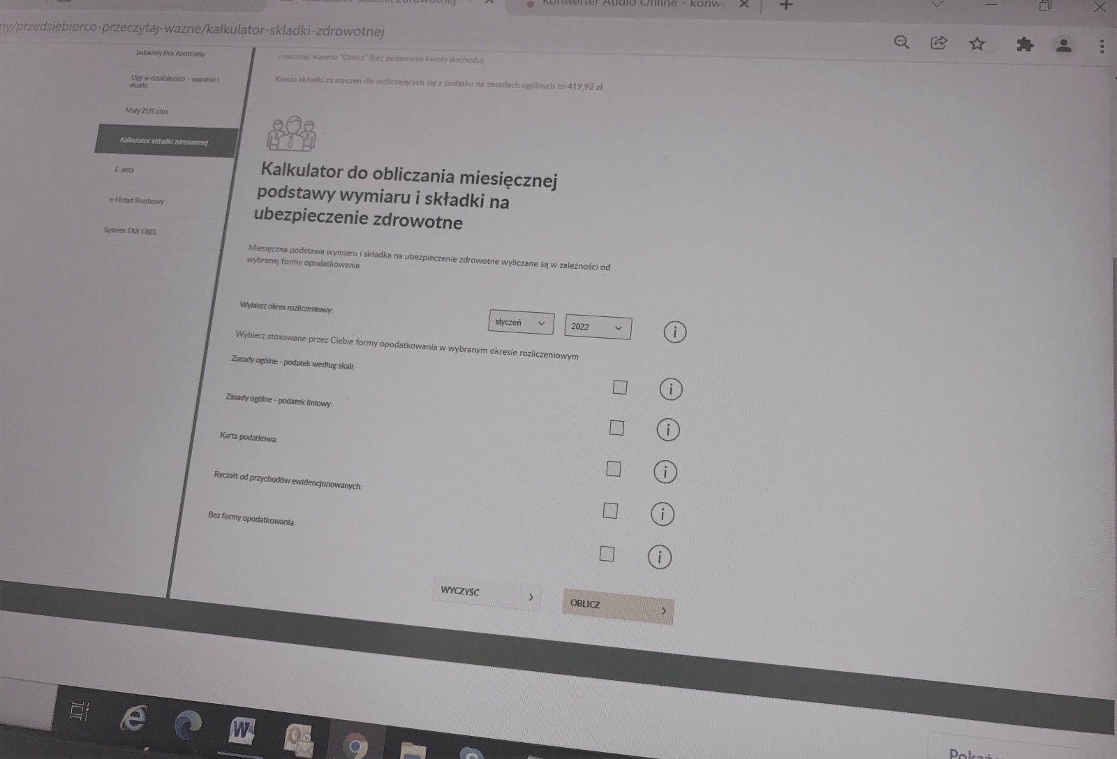 Zdjęcie w galerii na portalu naszraciborz.pl: ZUS udostępnił kalkulator do obliczenia składki zdrowotnej wiadomości z regionu