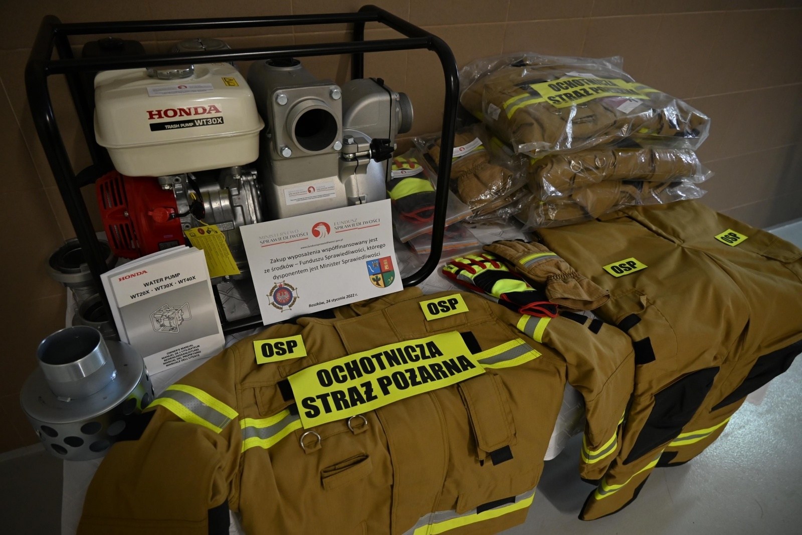 Zdjęcie w galerii na portalu naszraciborz.pl: Fundusz Sprawiedliwości wsparł druhów z Roszkowa wiadomości z regionu